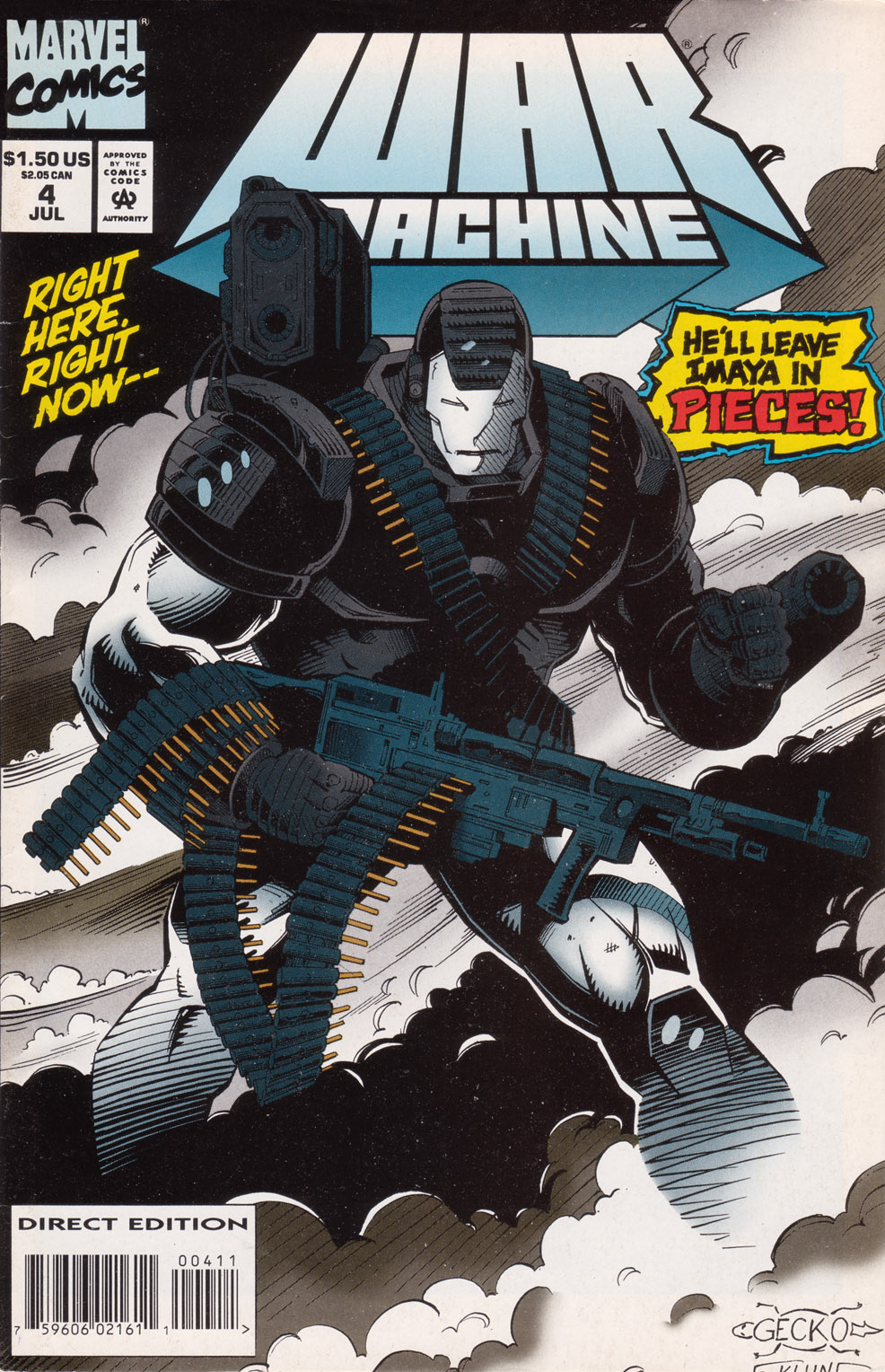 Read online War Machine (1994) comic -  Issue #4 - 1