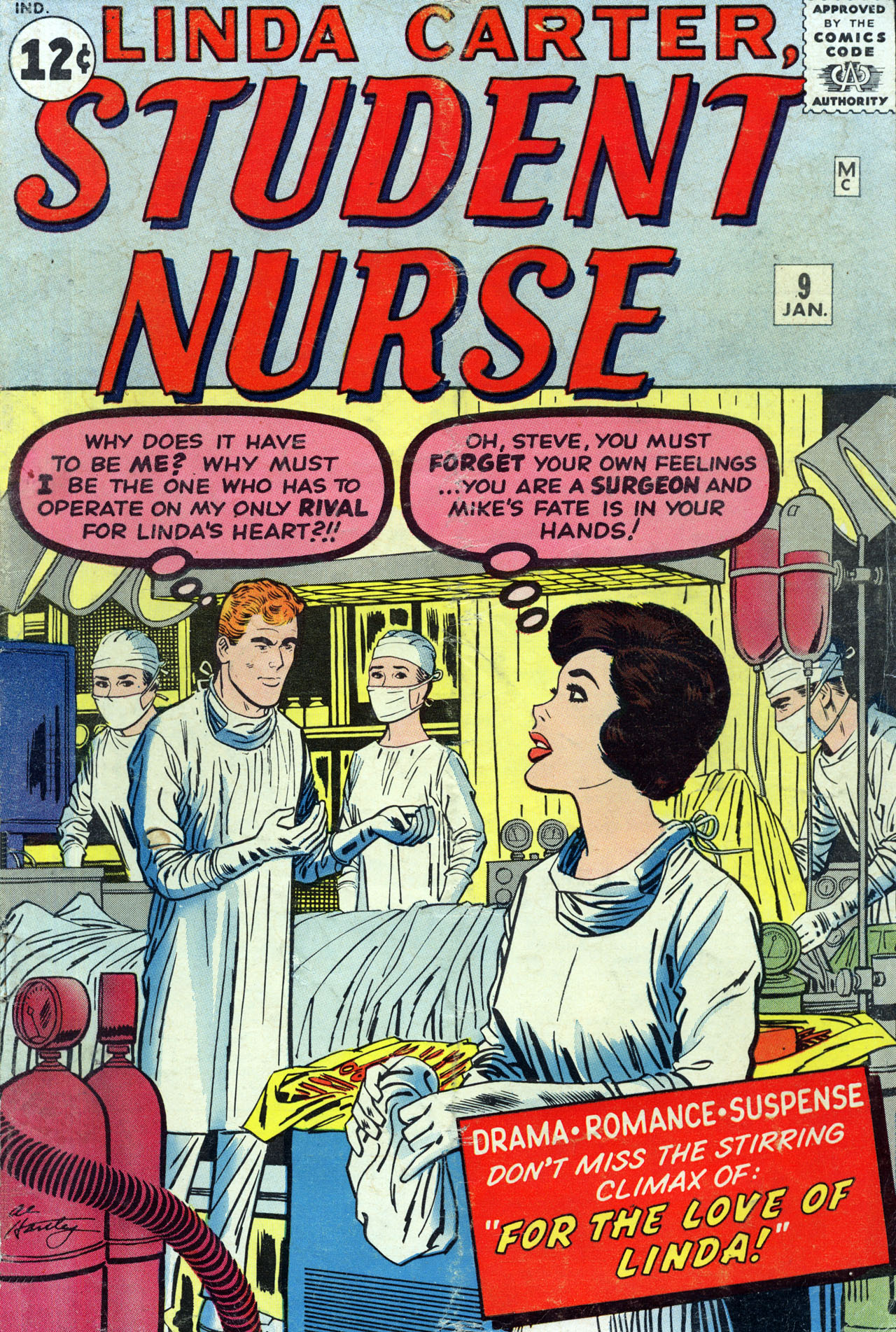 Read online Linda Carter, Student Nurse comic -  Issue #9 - 1