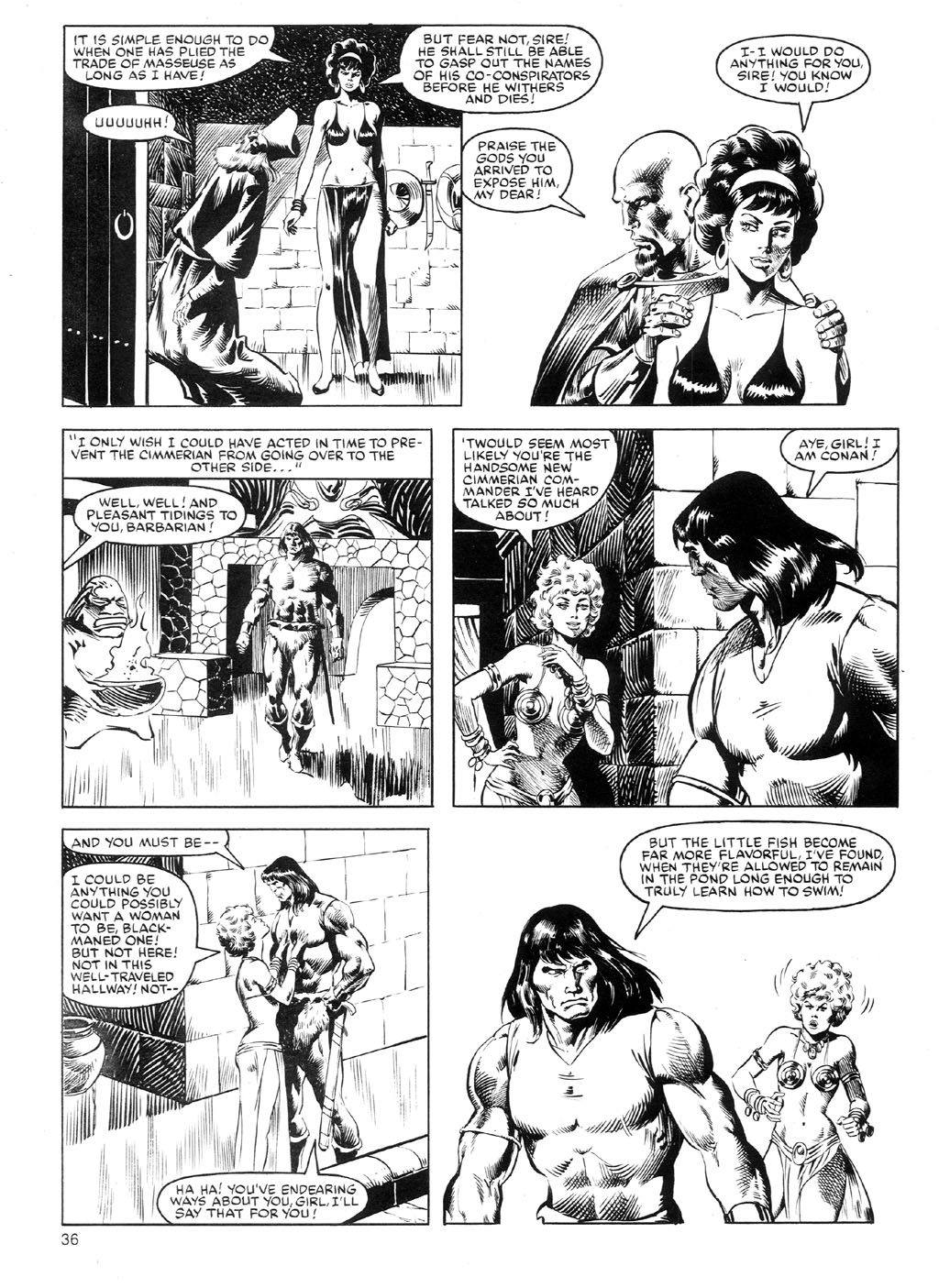 Read online The Savage Sword Of Conan comic -  Issue #91 - 35