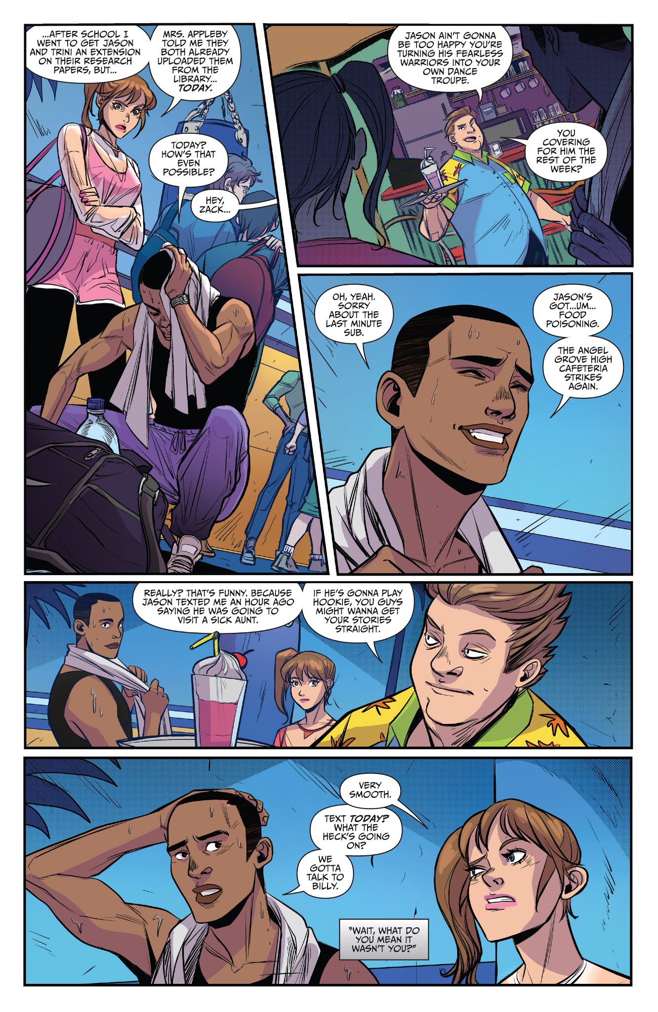 Read online Saban's Go Go Power Rangers comic -  Issue #14 - 16