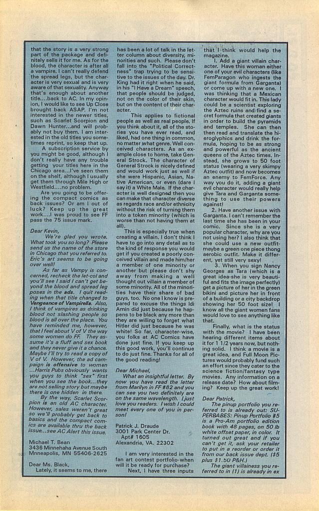 Read online Femforce comic -  Issue #83 - 33