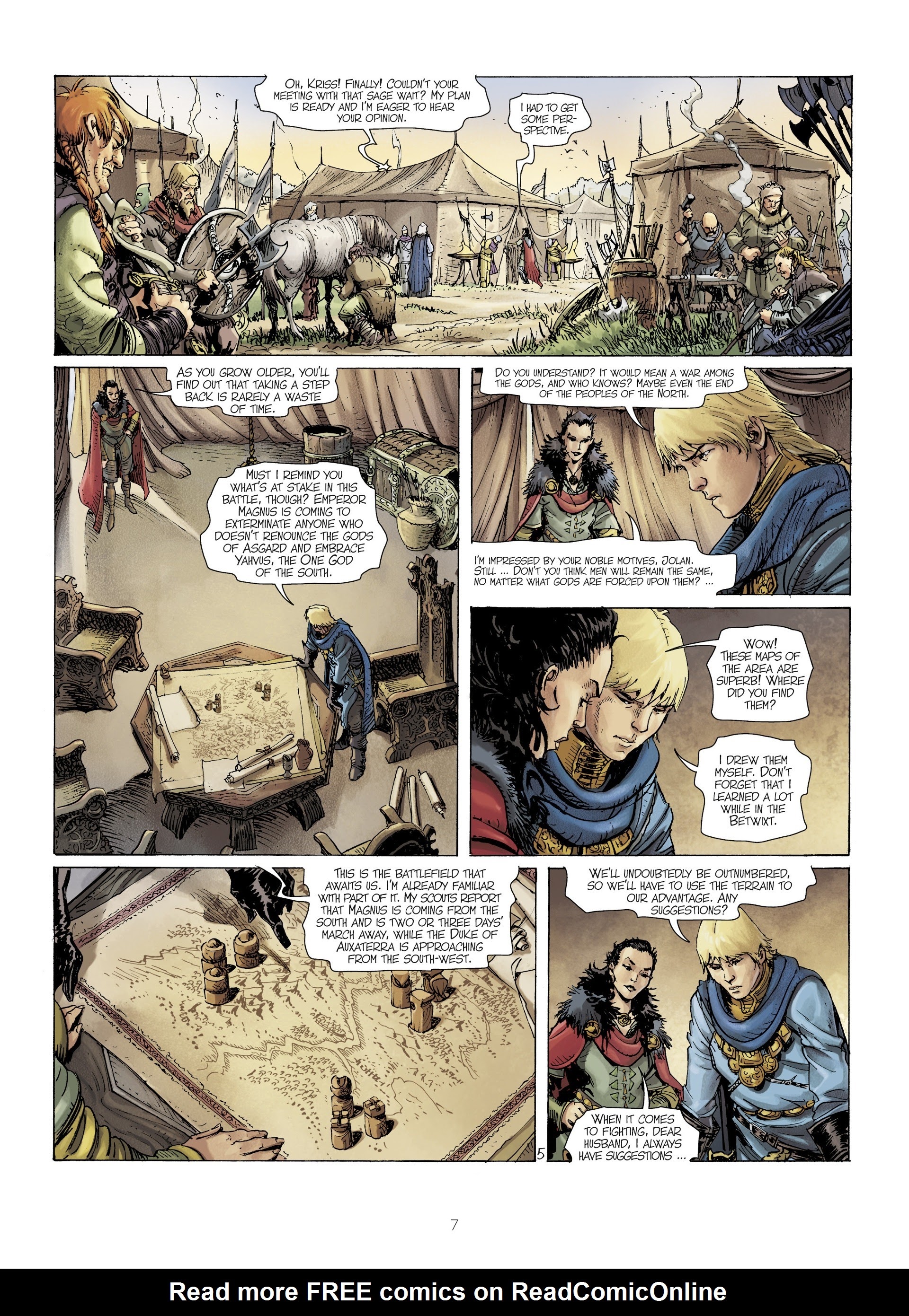 Read online Kriss of Valnor: Red as the Raheborg comic -  Issue # Full - 9