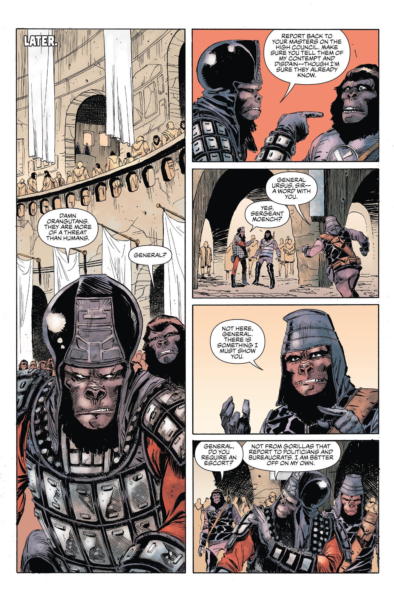 Read online Planet of the Apes: Ursus comic -  Issue #1 - 12