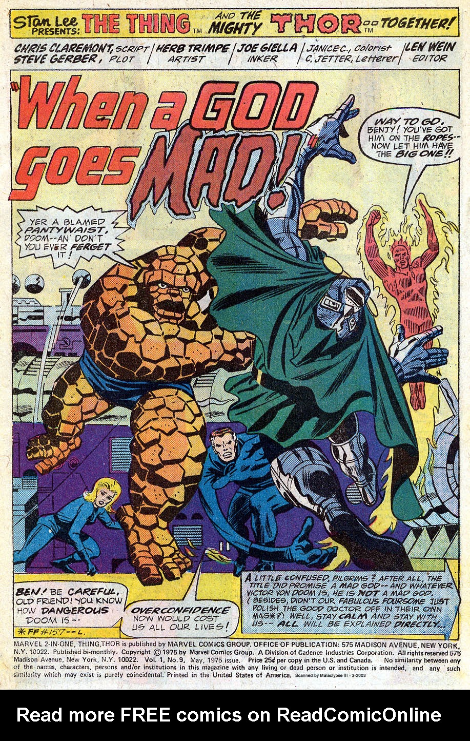 Marvel Two-In-One (1974) issue 9 - Page 2