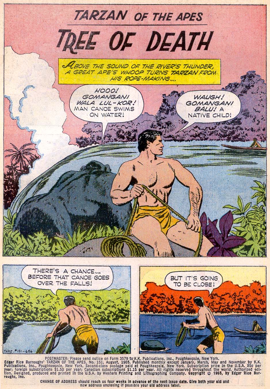 Read online Tarzan (1962) comic -  Issue #151 - 3