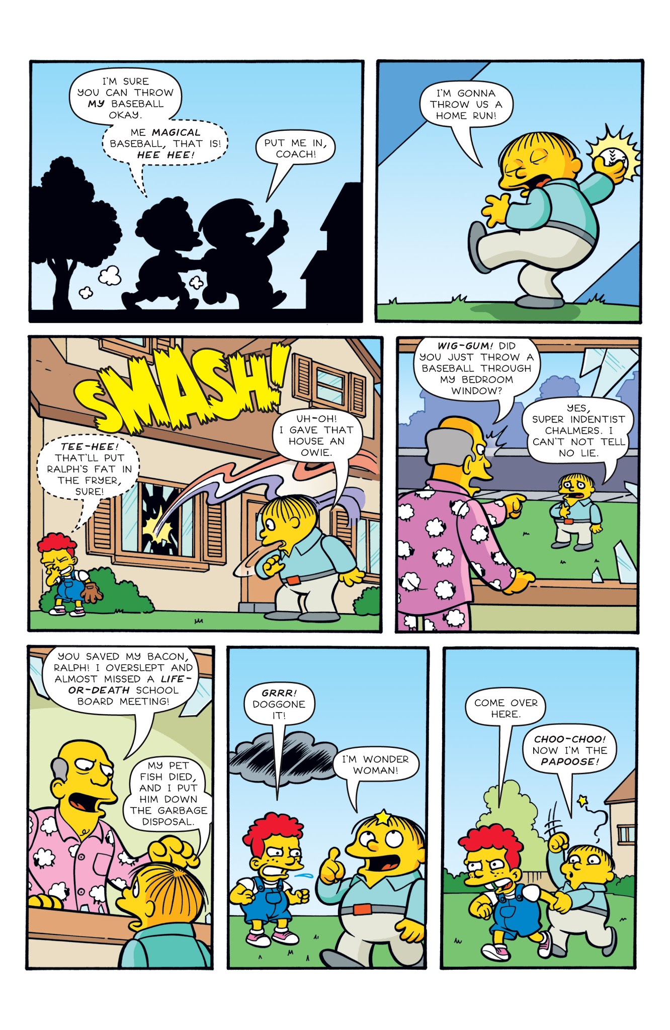 Read online Simpsons One-Shot Wonders: Ralph Wiggum Comics comic -  Issue # Full - 28