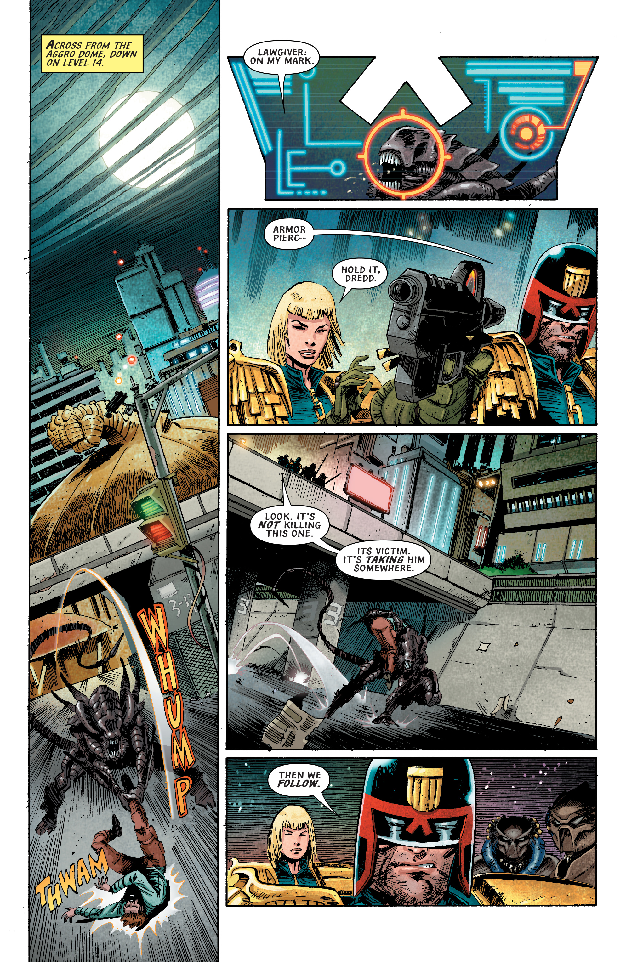 Read online Predator Vs. Judge Dredd Vs. Aliens comic -  Issue #4 - 15