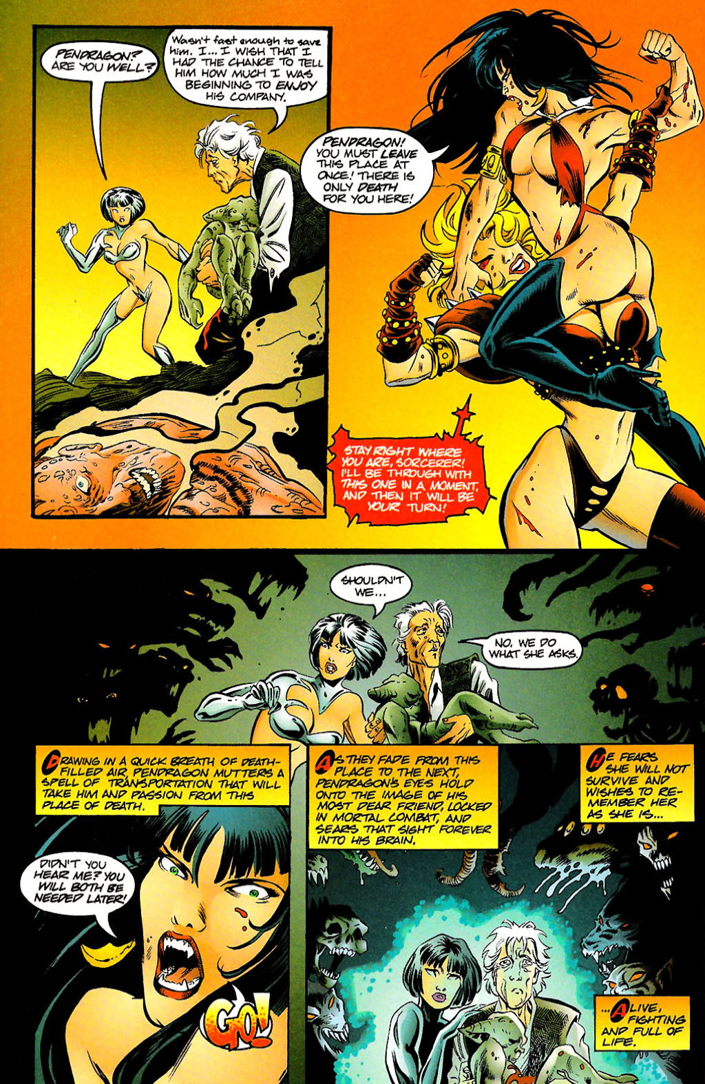 Read online Vampirella: Death & Destruction comic -  Issue # _TPB - 97