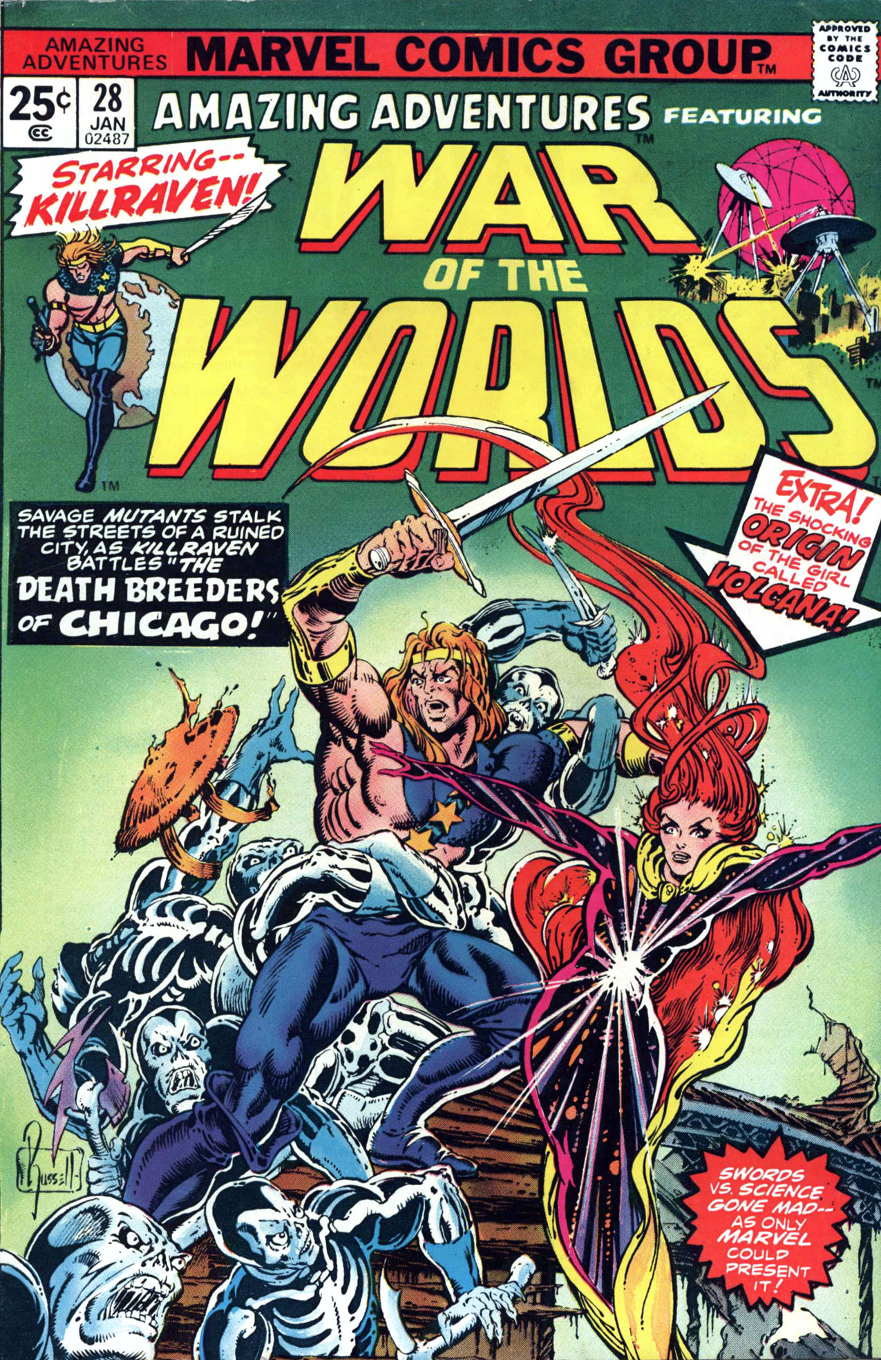 Read online Amazing Adventures (1970) comic -  Issue #28 - 1