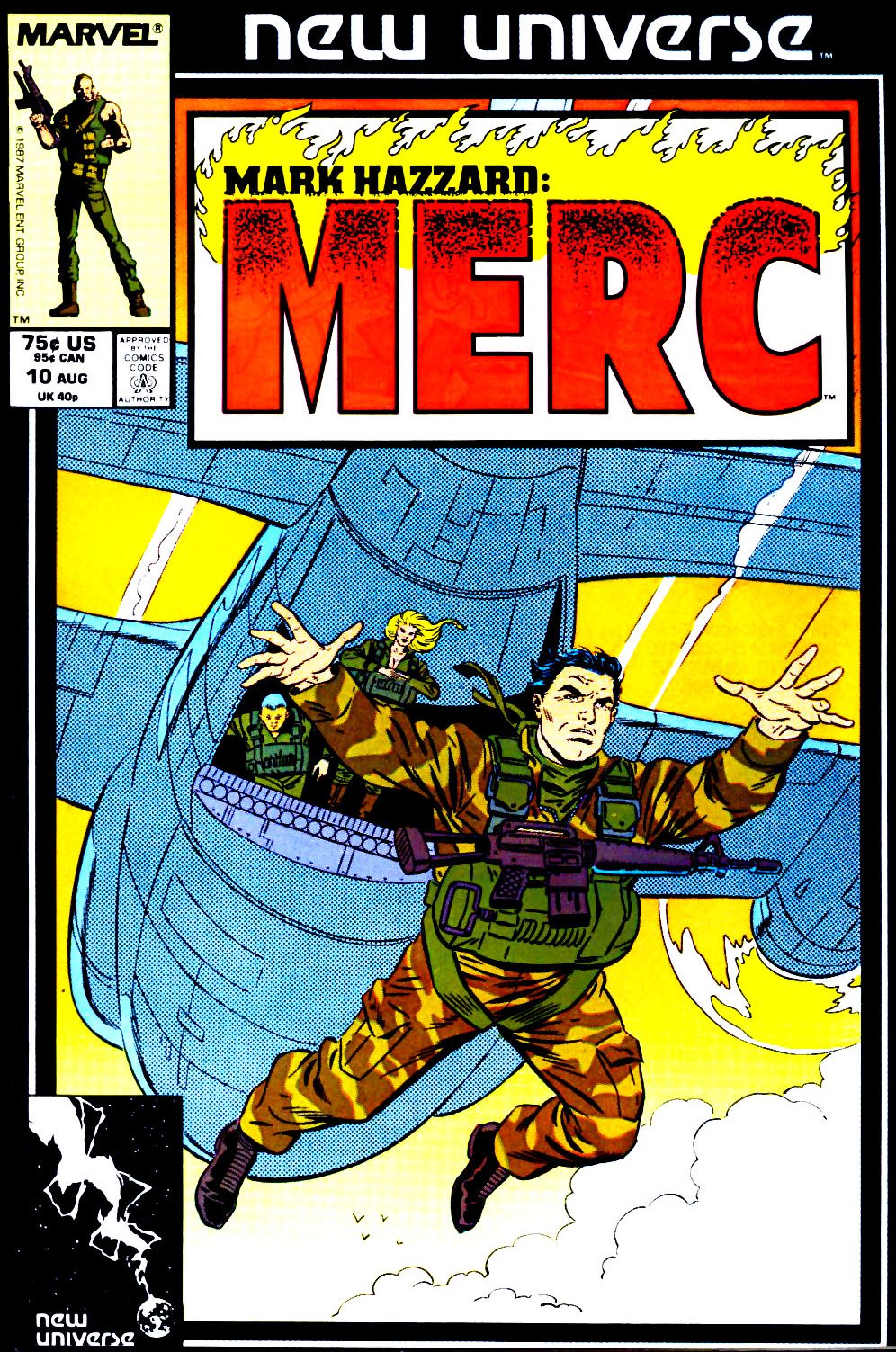 Read online Mark Hazzard: Merc comic -  Issue #10 - 1