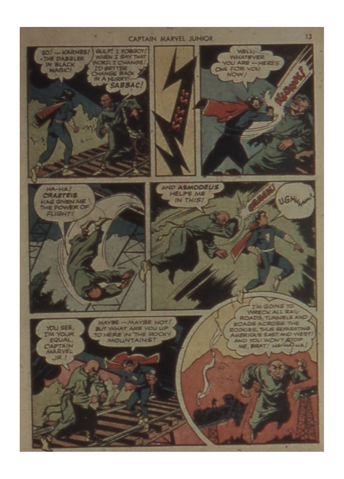 Read online Captain Marvel, Jr. comic -  Issue #4 - 14