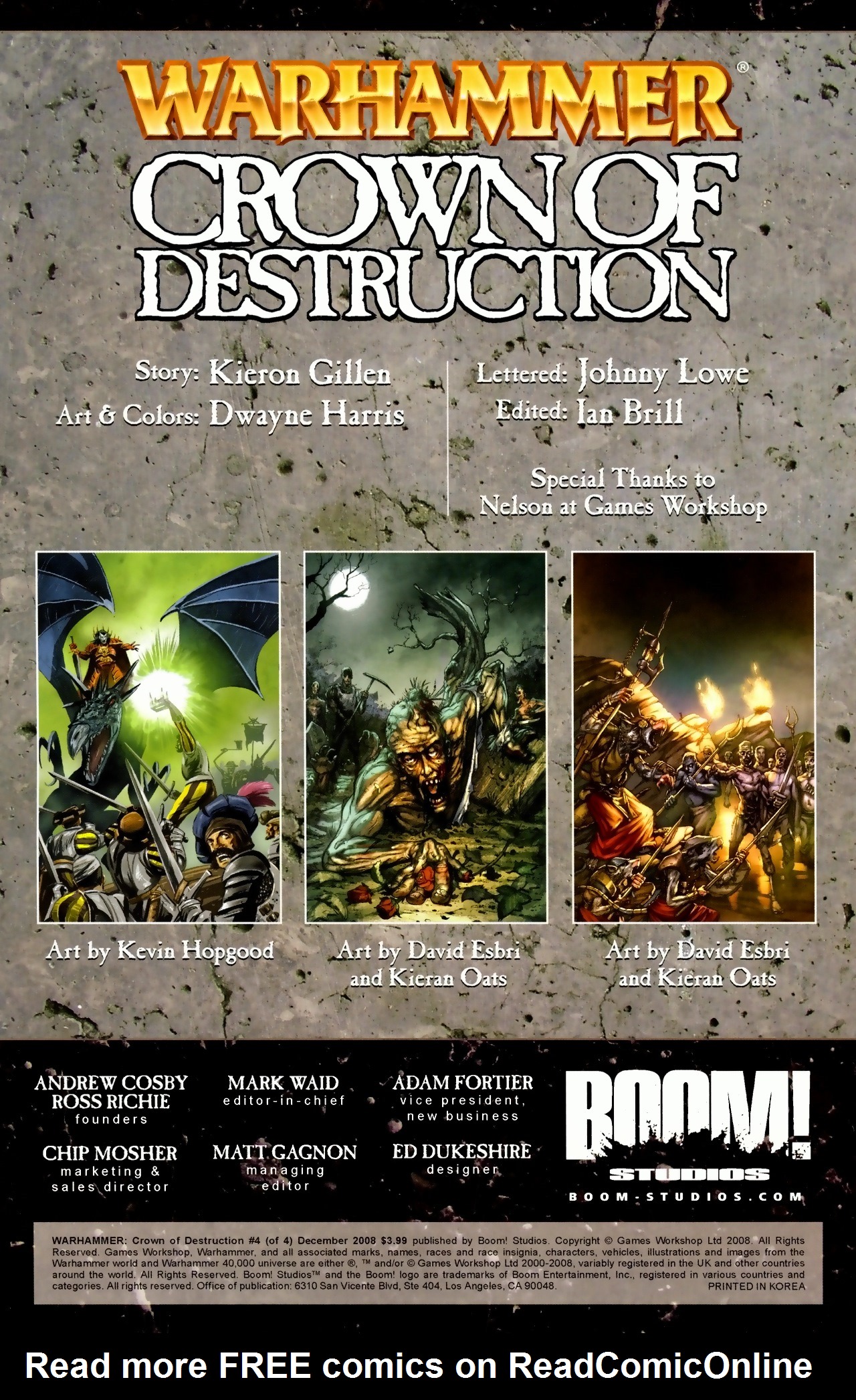 Read online Warhammer: Crown of Destruction comic -  Issue #4 - 4