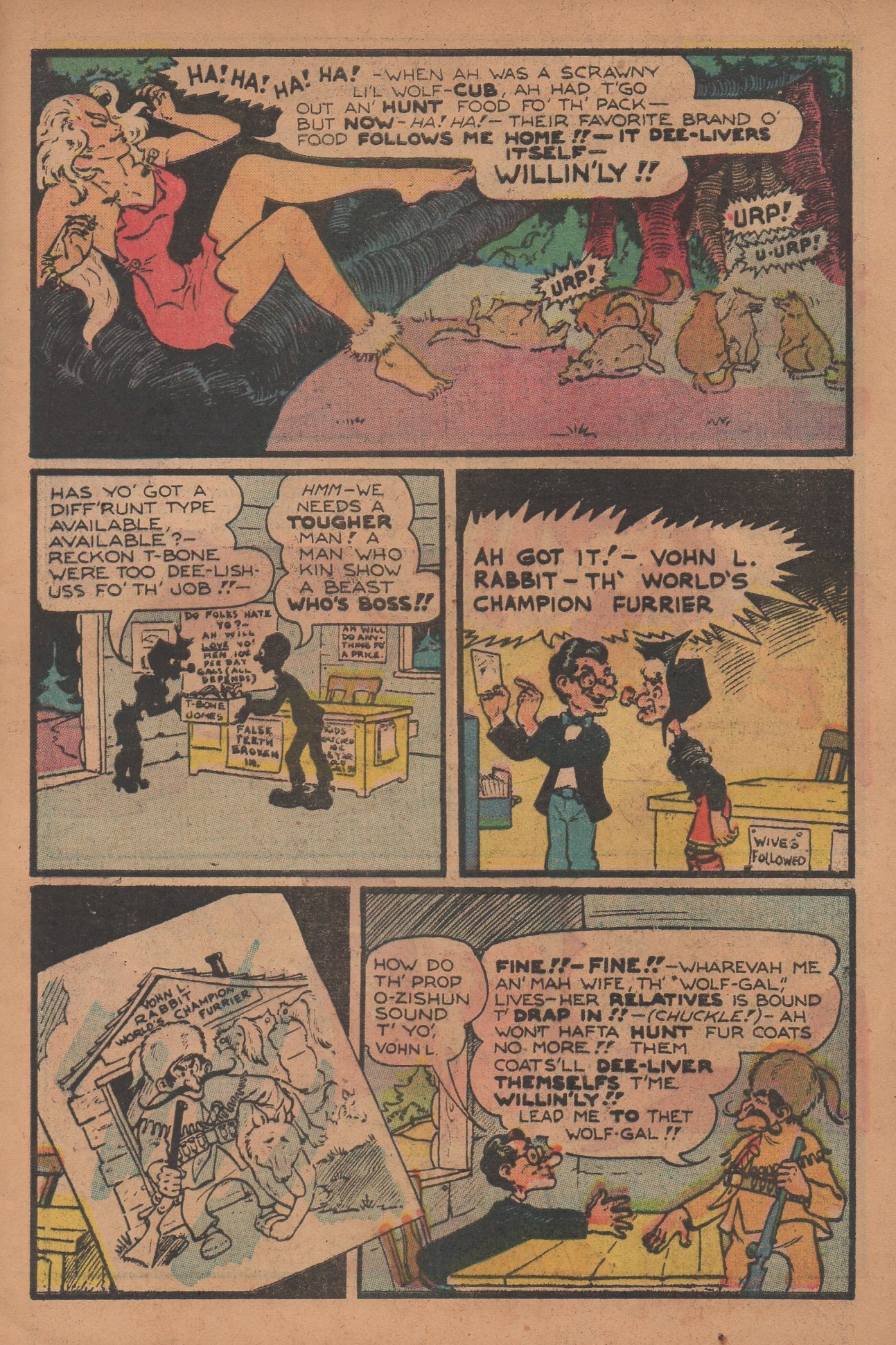 Read online Al Capp's Wolf Gal comic -  Issue #1 - 7
