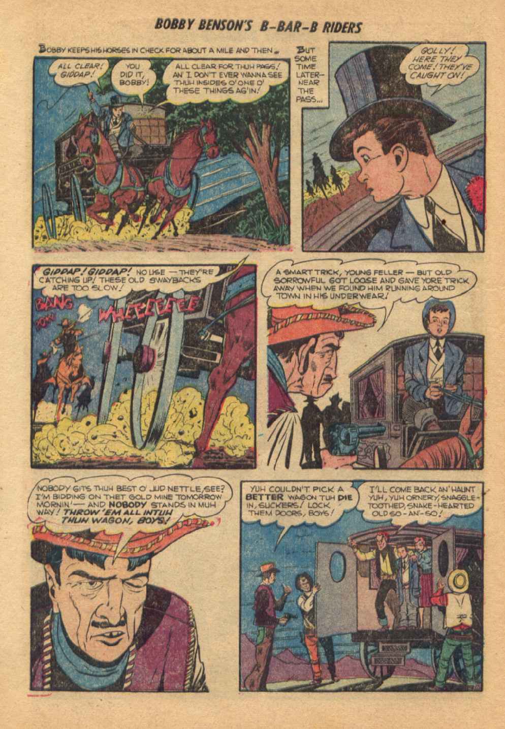 Read online Bobby Benson's B-Bar-B Riders comic -  Issue #15 - 24