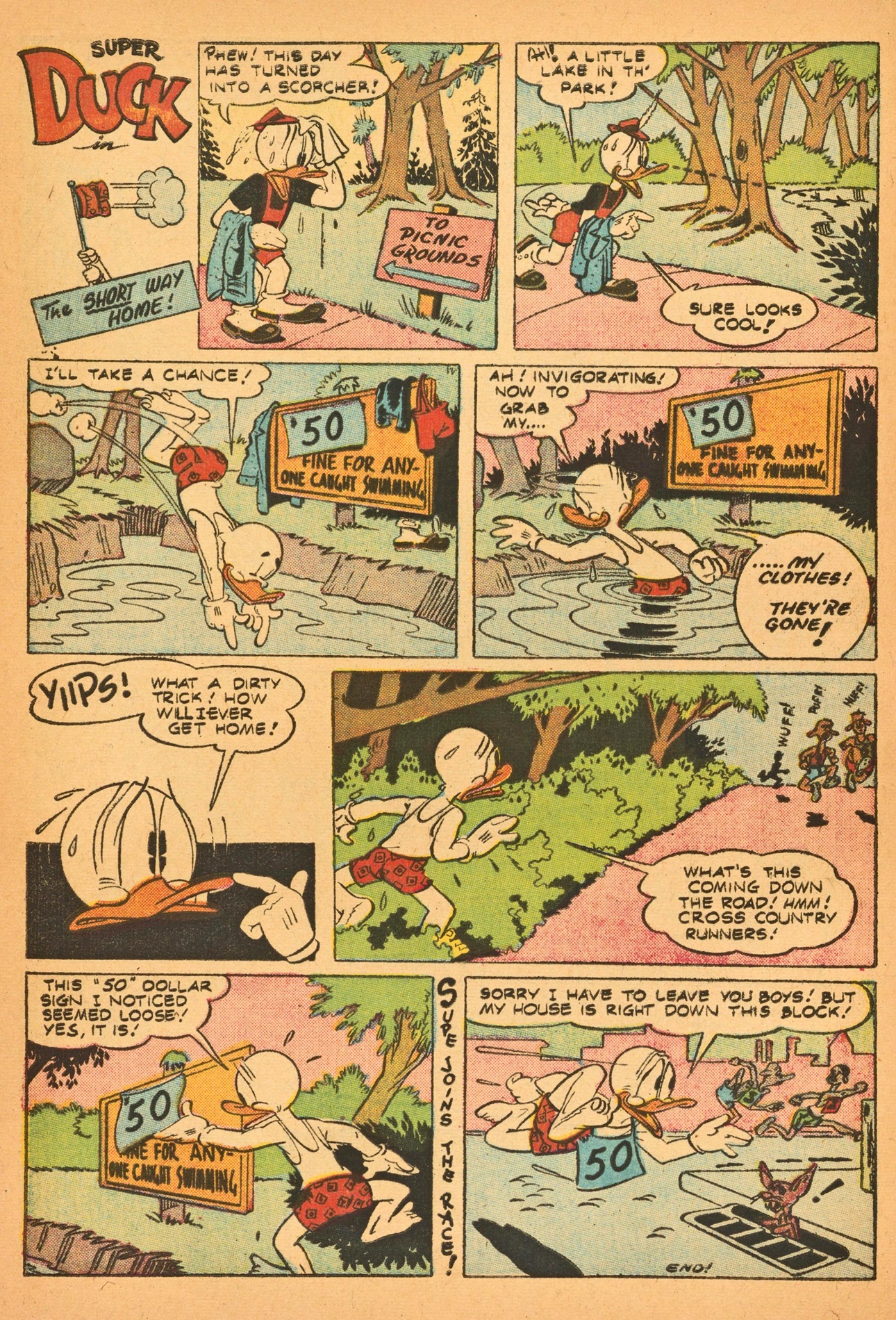 Read online Super Duck Comics comic -  Issue #63 - 8