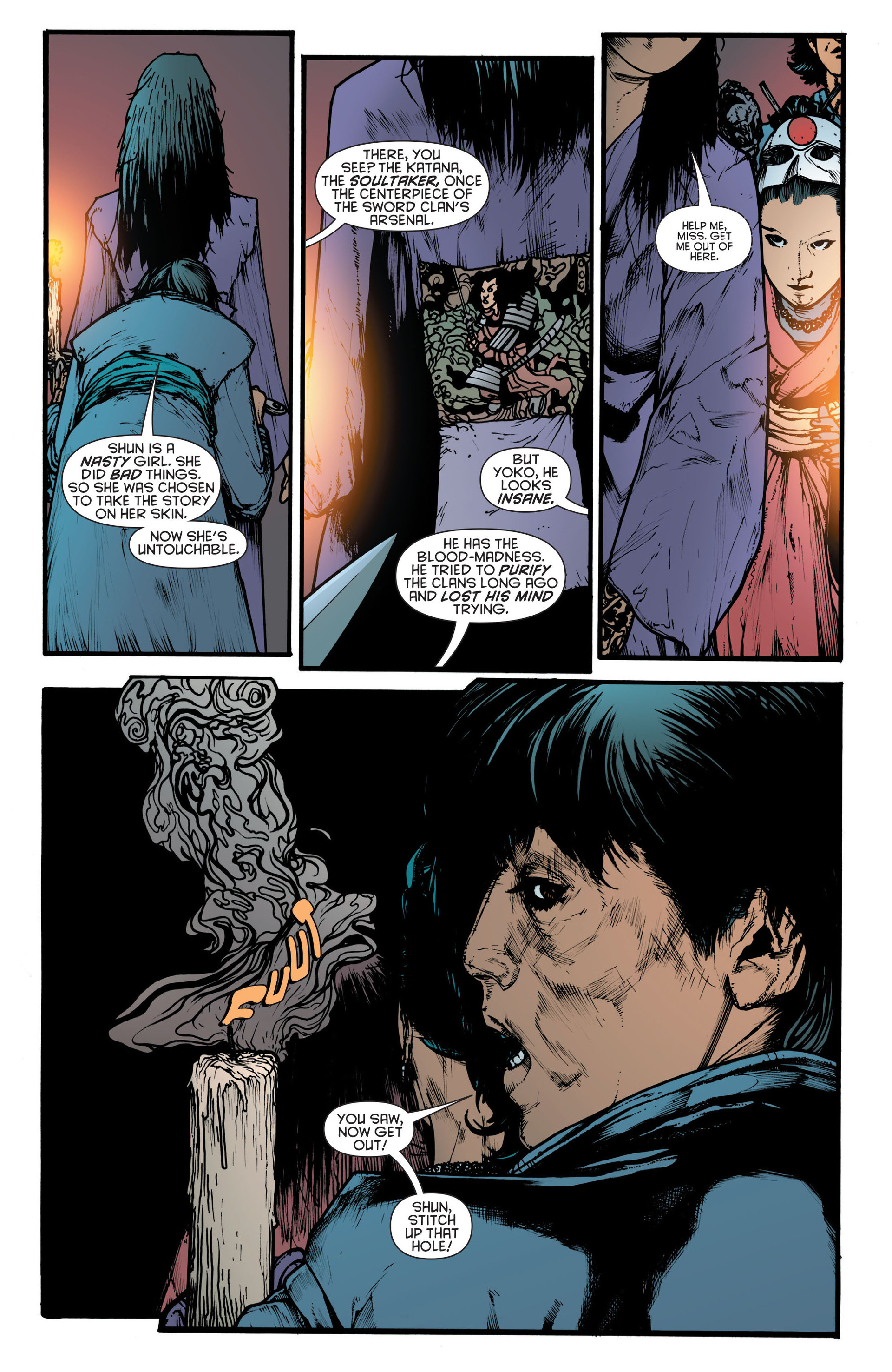 Read online Katana comic -  Issue #1 - 16