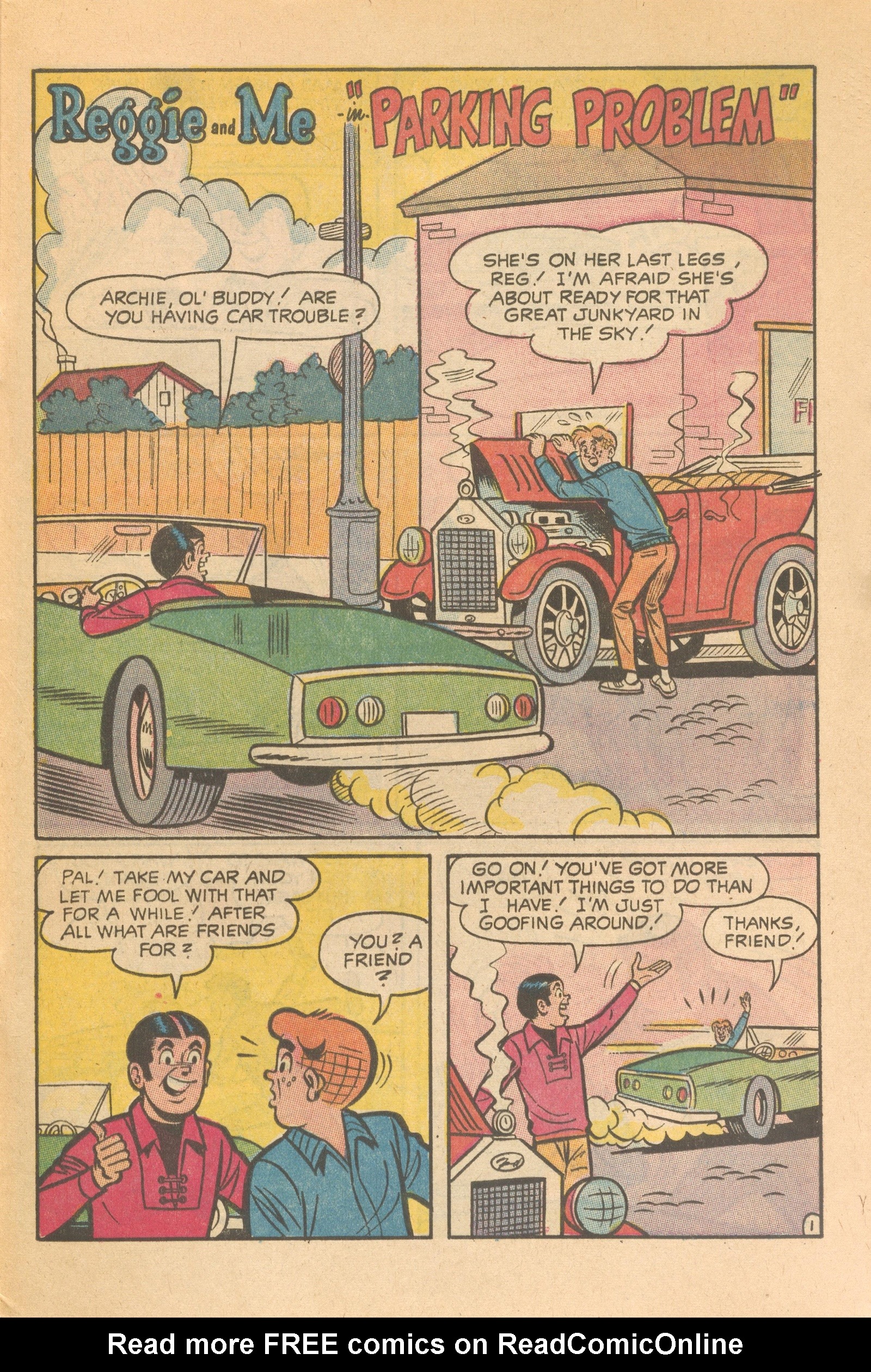 Read online Reggie and Me (1966) comic -  Issue #48 - 29