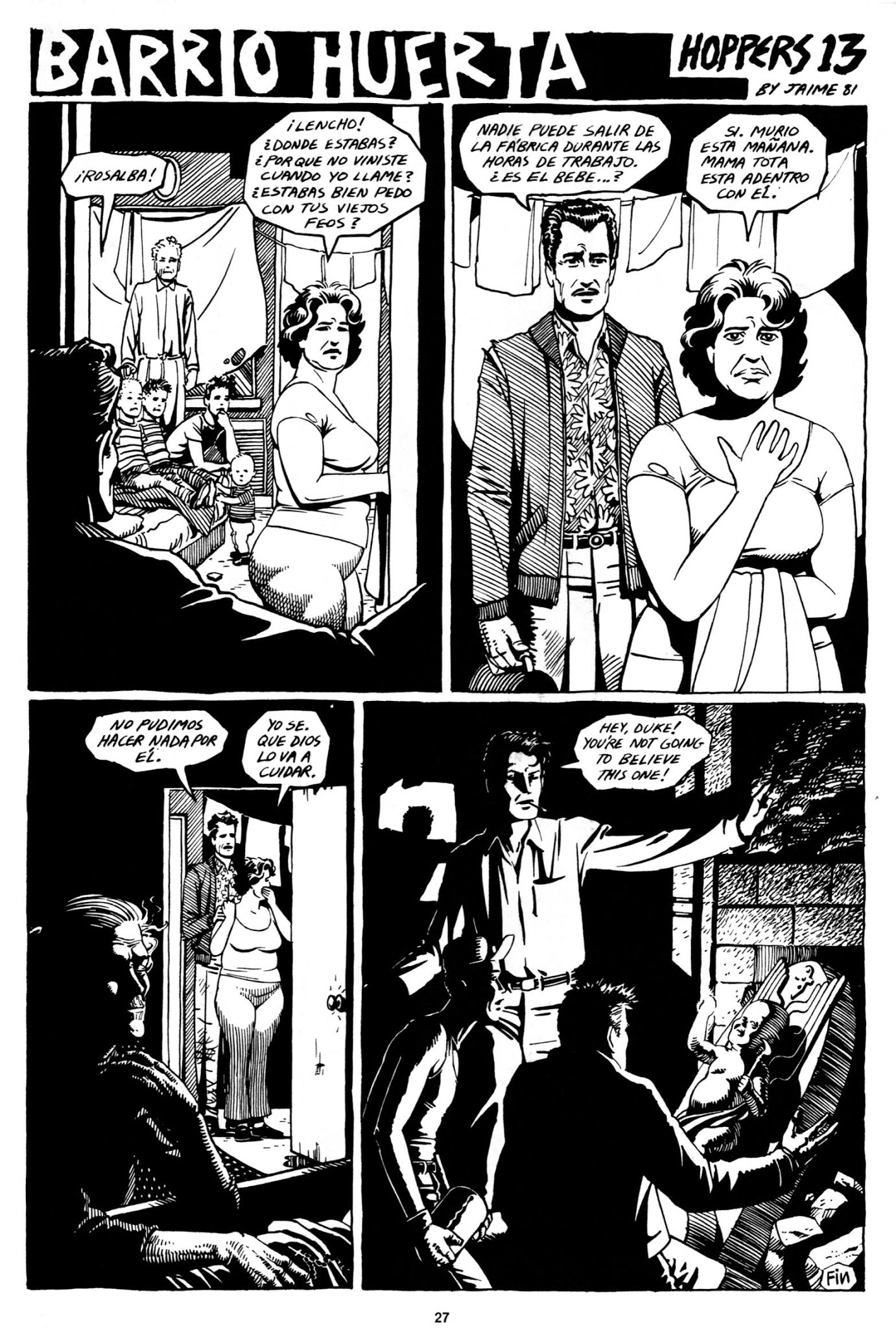 Read online Love and Rockets (1982) comic -  Issue #1 - 27