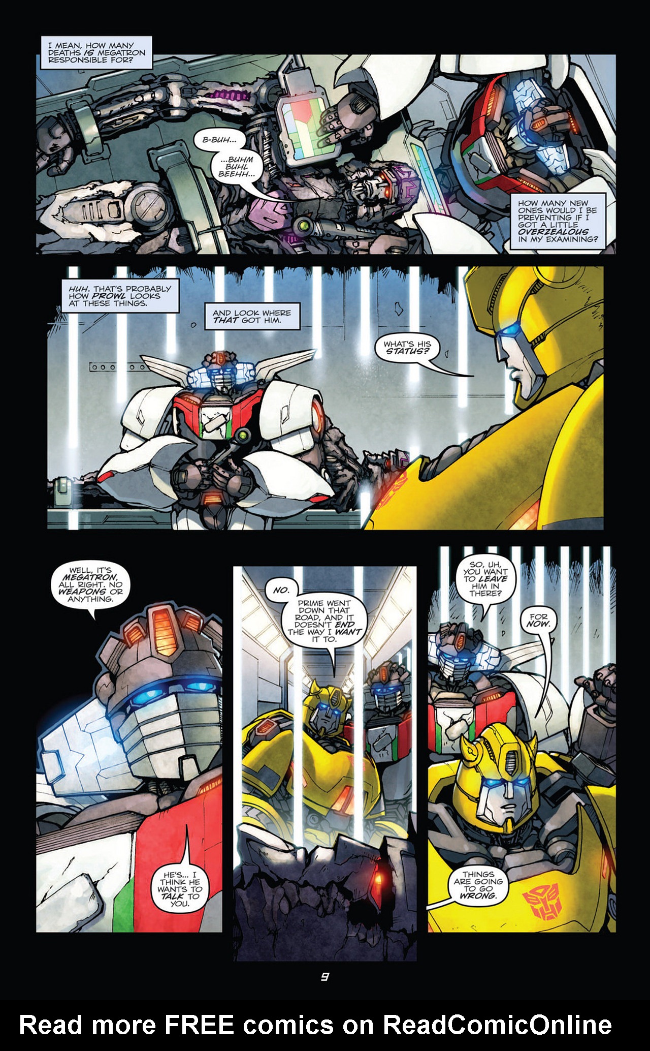 Read online Transformers: Robots In Disguise (2012) comic -  Issue #12 - 11