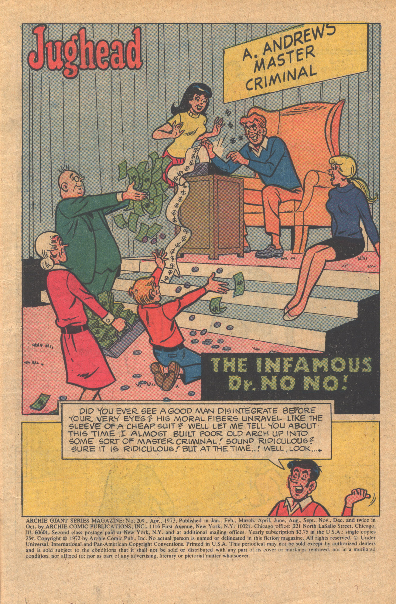 Read online Archie Giant Series Magazine comic -  Issue #209 - 3
