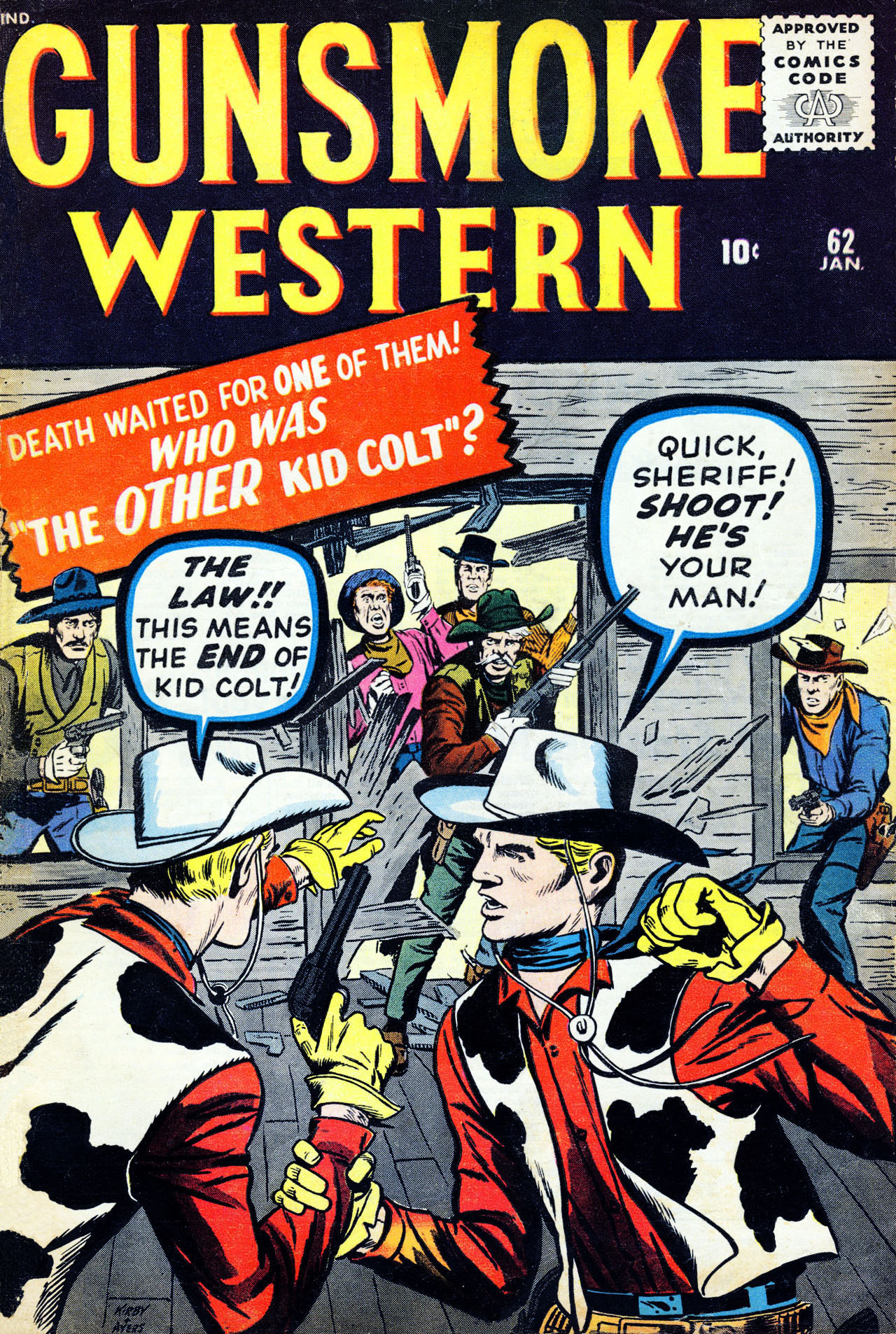 Read online Gunsmoke Western comic -  Issue #62 - 1