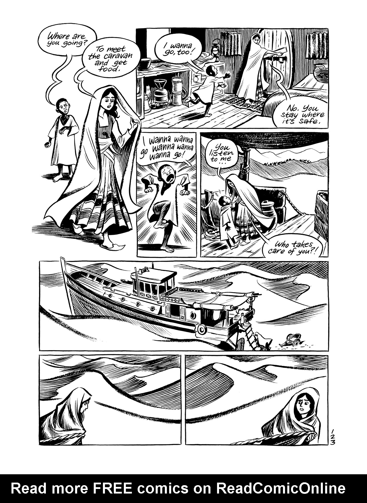 Read online Habibi comic -  Issue # Part 1 - 123