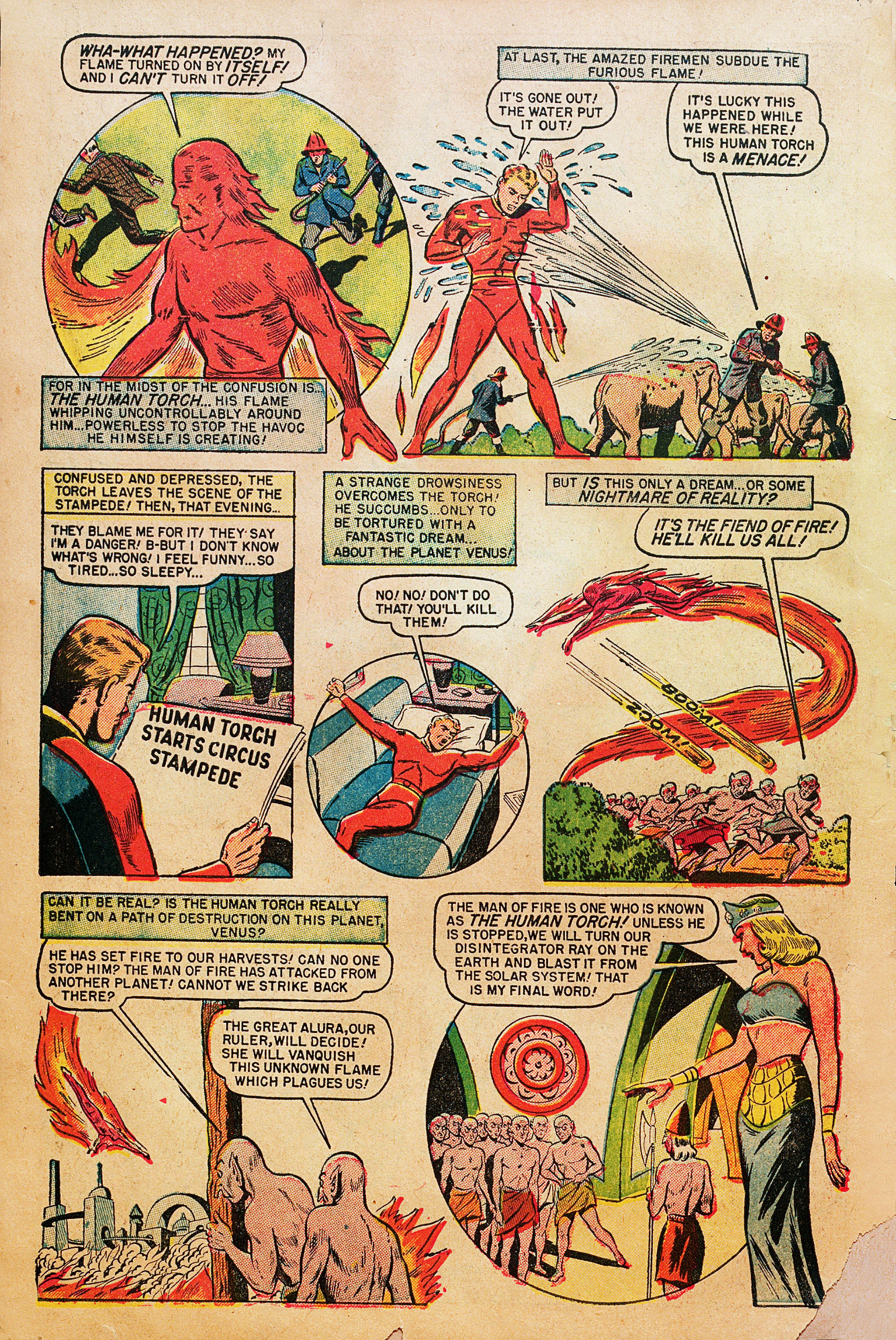 Read online The Human Torch (1940) comic -  Issue #35 - 4