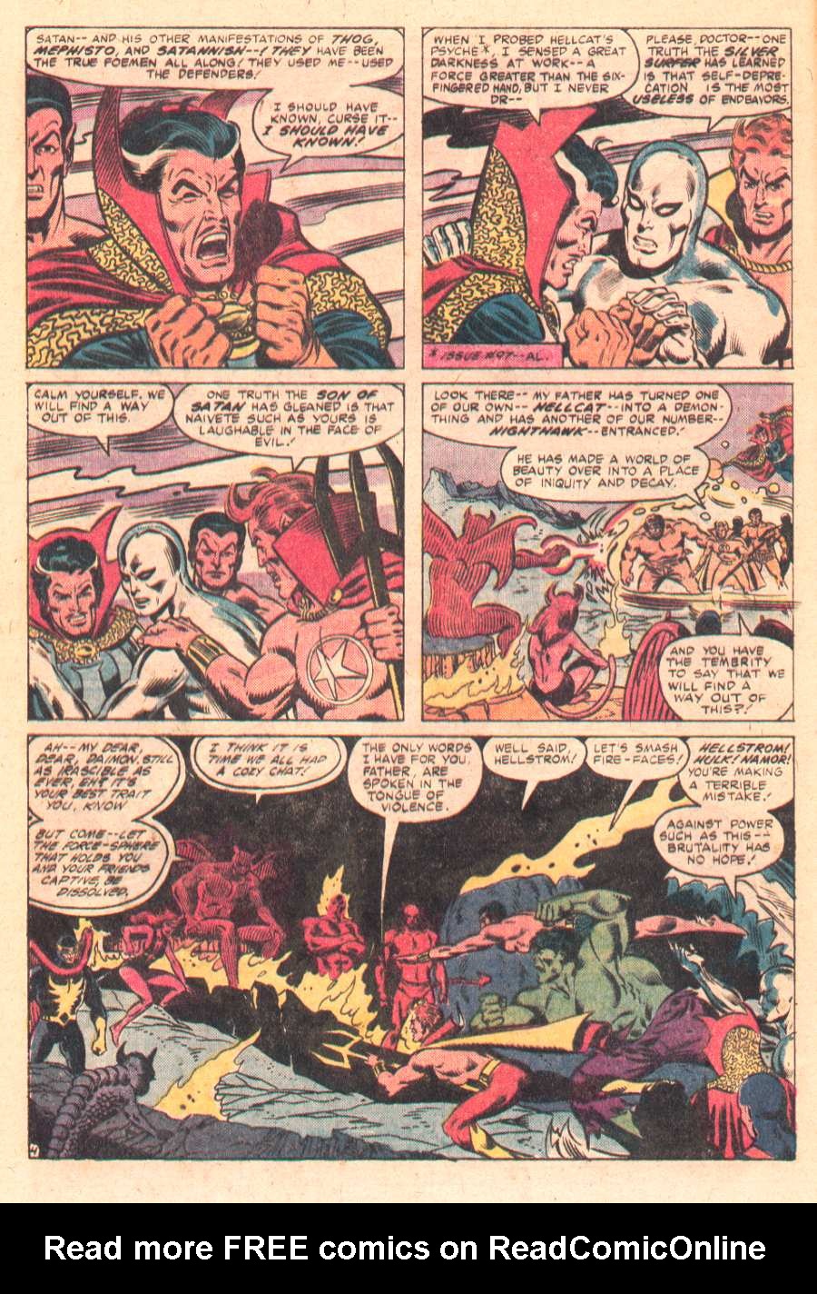 Read online The Defenders (1972) comic -  Issue #100 - 6