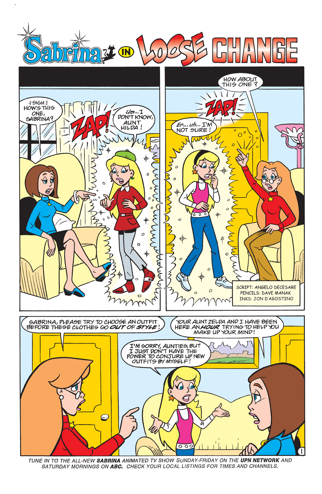 Read online Sabrina the Teenage Witch (2000) comic -  Issue #17 - 20