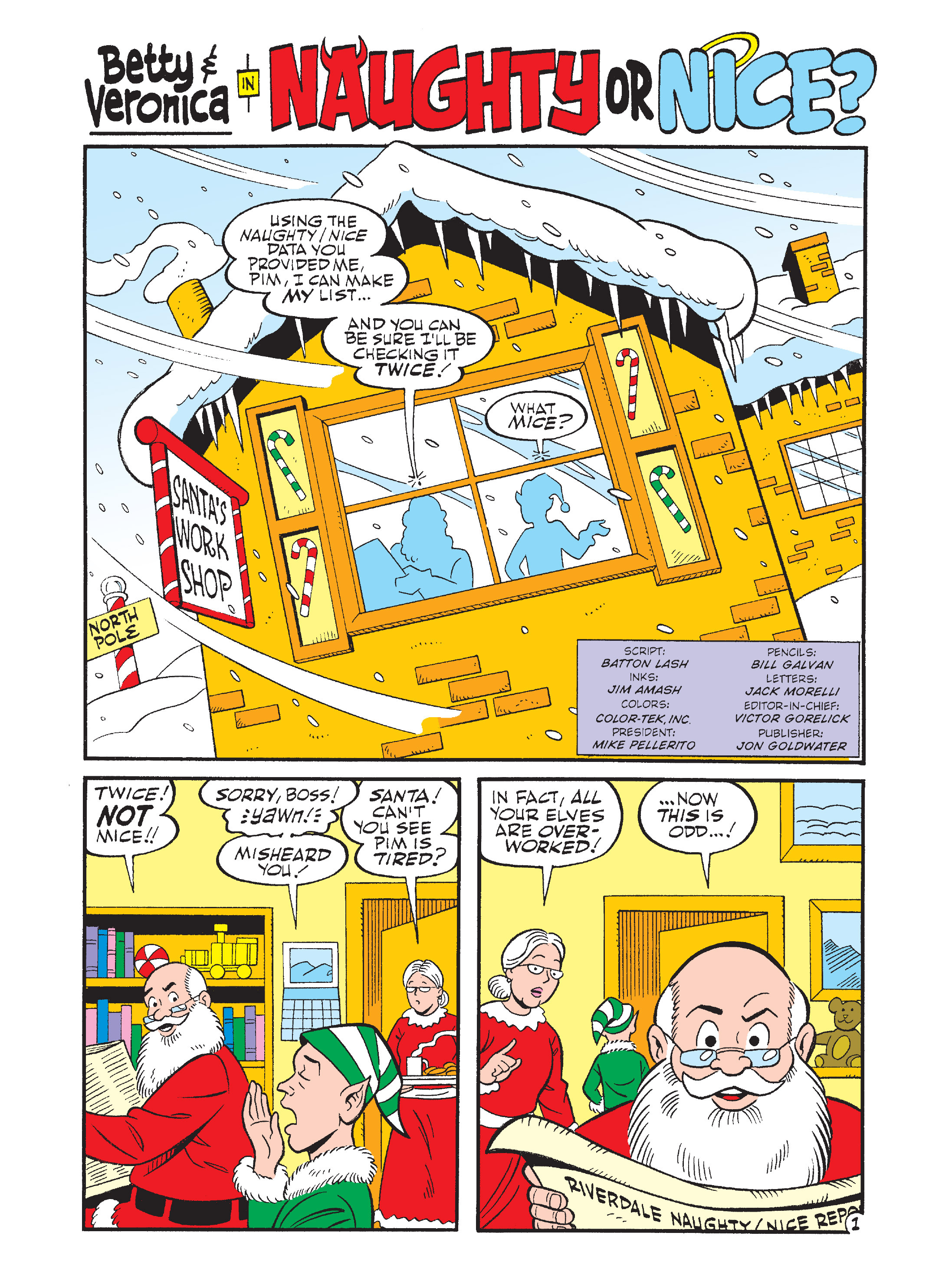 Read online Archie Digital Comics Presents: Betty and Veronica Christmas Spectacular comic -  Issue # Full - 7