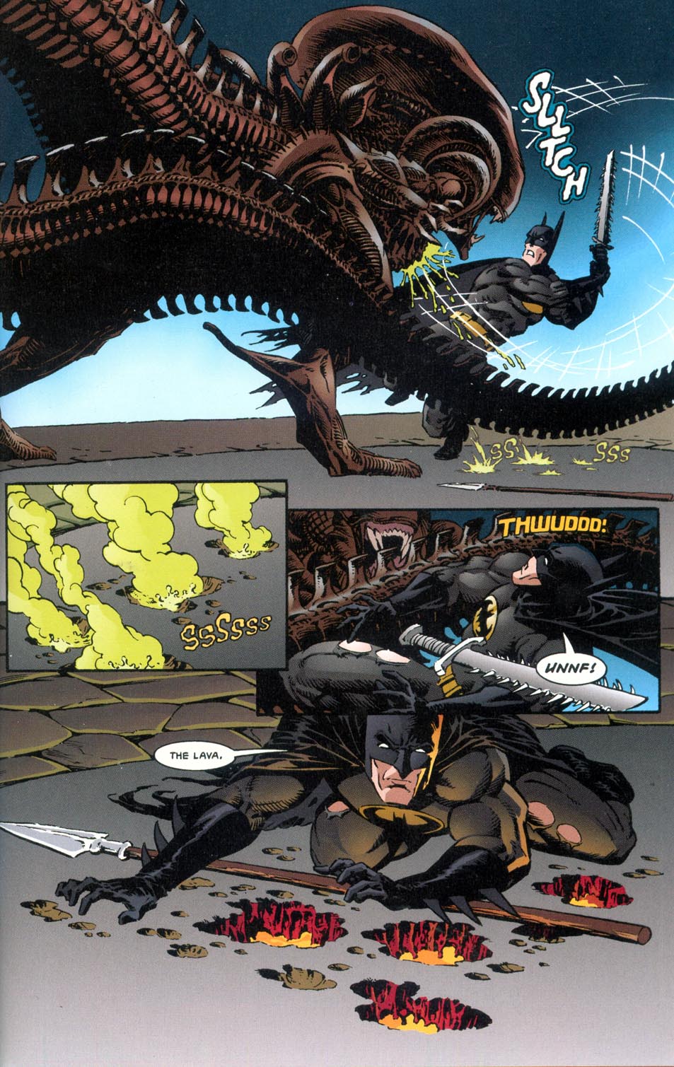 Read online Batman/Aliens comic -  Issue #2 - 37