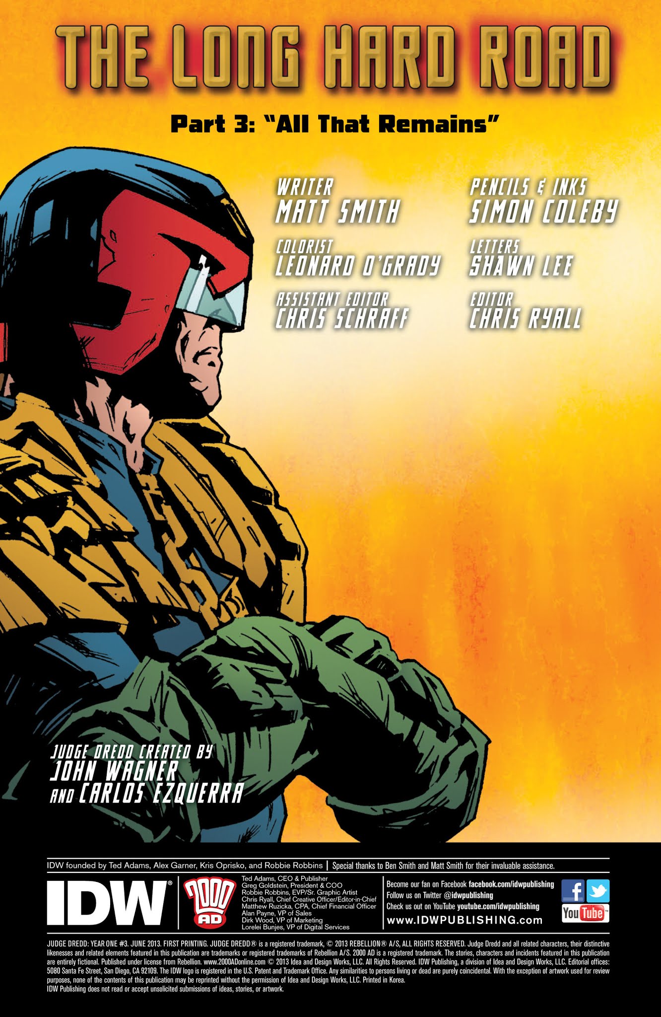 Read online Judge Dredd: Year One comic -  Issue #3 - 2