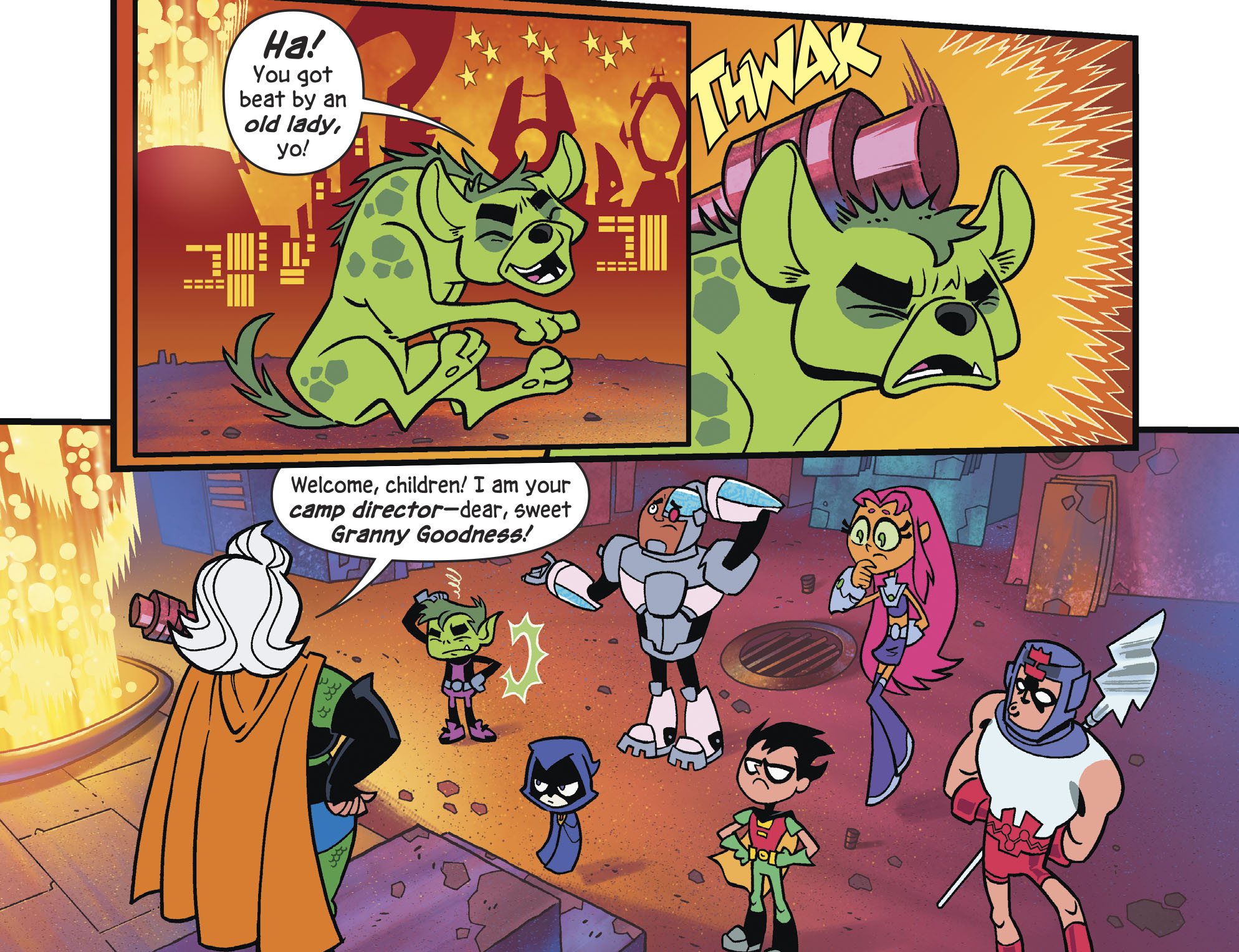 Read online Teen Titans Go! To Camp comic -  Issue #3 - 12