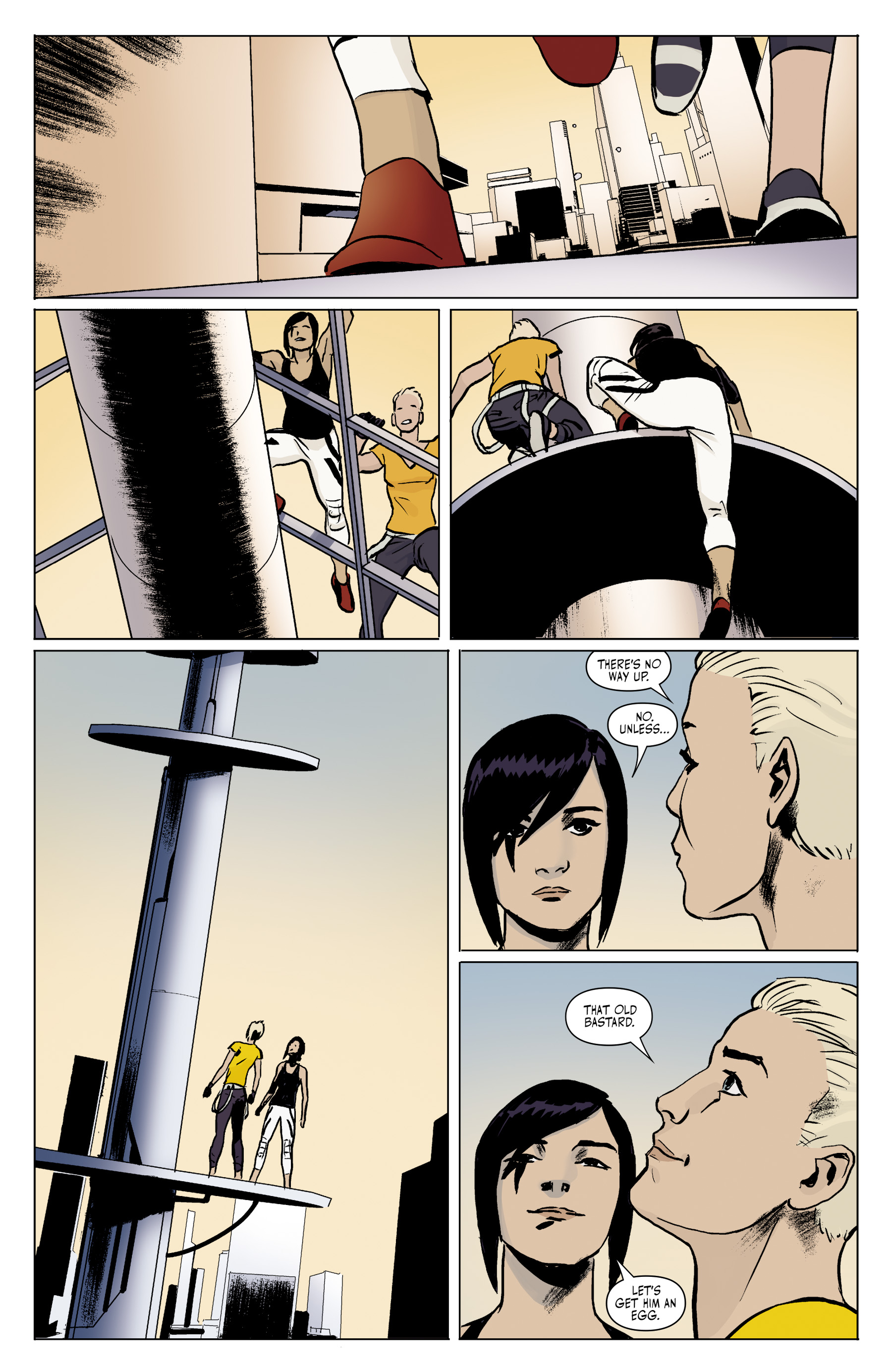 Read online Mirror's Edge: Exordium comic -  Issue #3 - 21