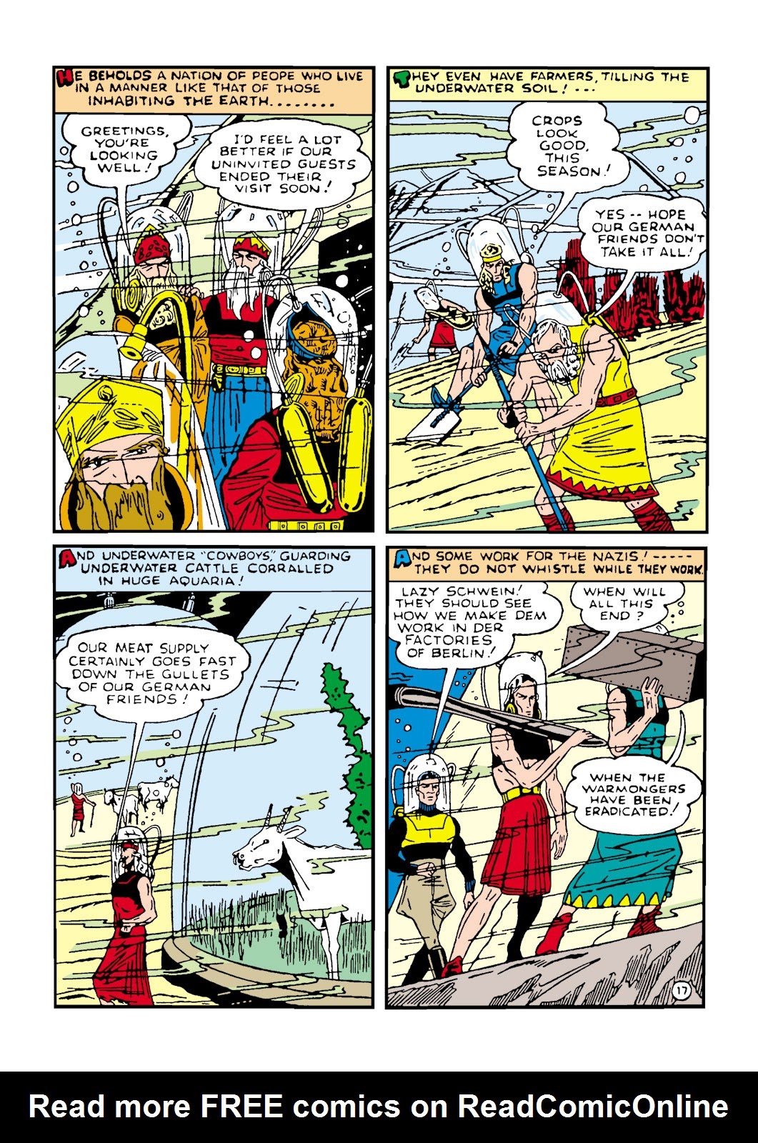 Read online Sub-Mariner Comics comic -  Issue #3 - 20