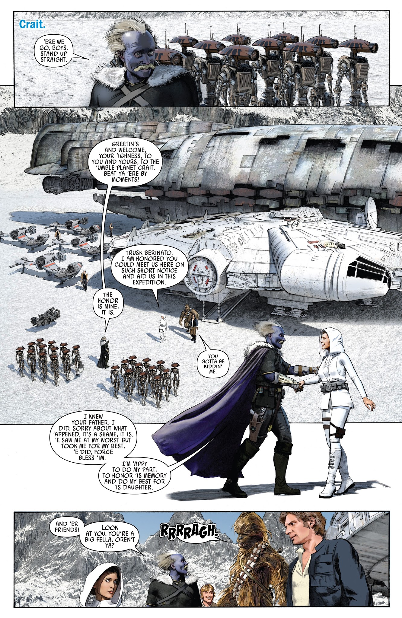 Read online Star Wars Episode VIII: The Last Jedi - Storms of Crait comic -  Issue # Full - 9