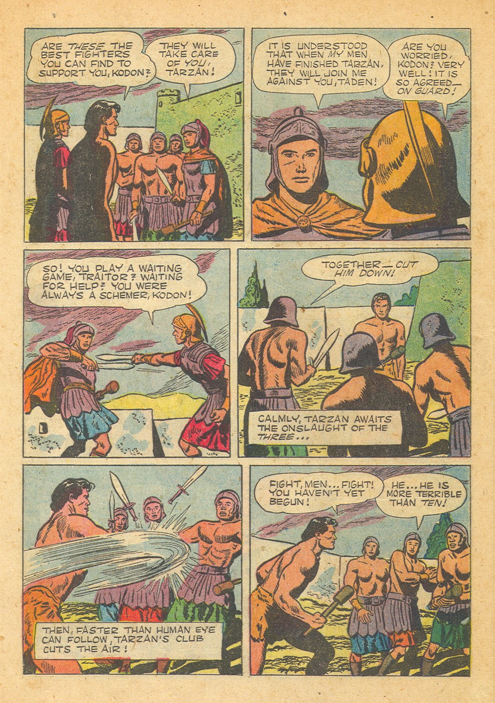 Read online Tarzan (1948) comic -  Issue #57 - 16