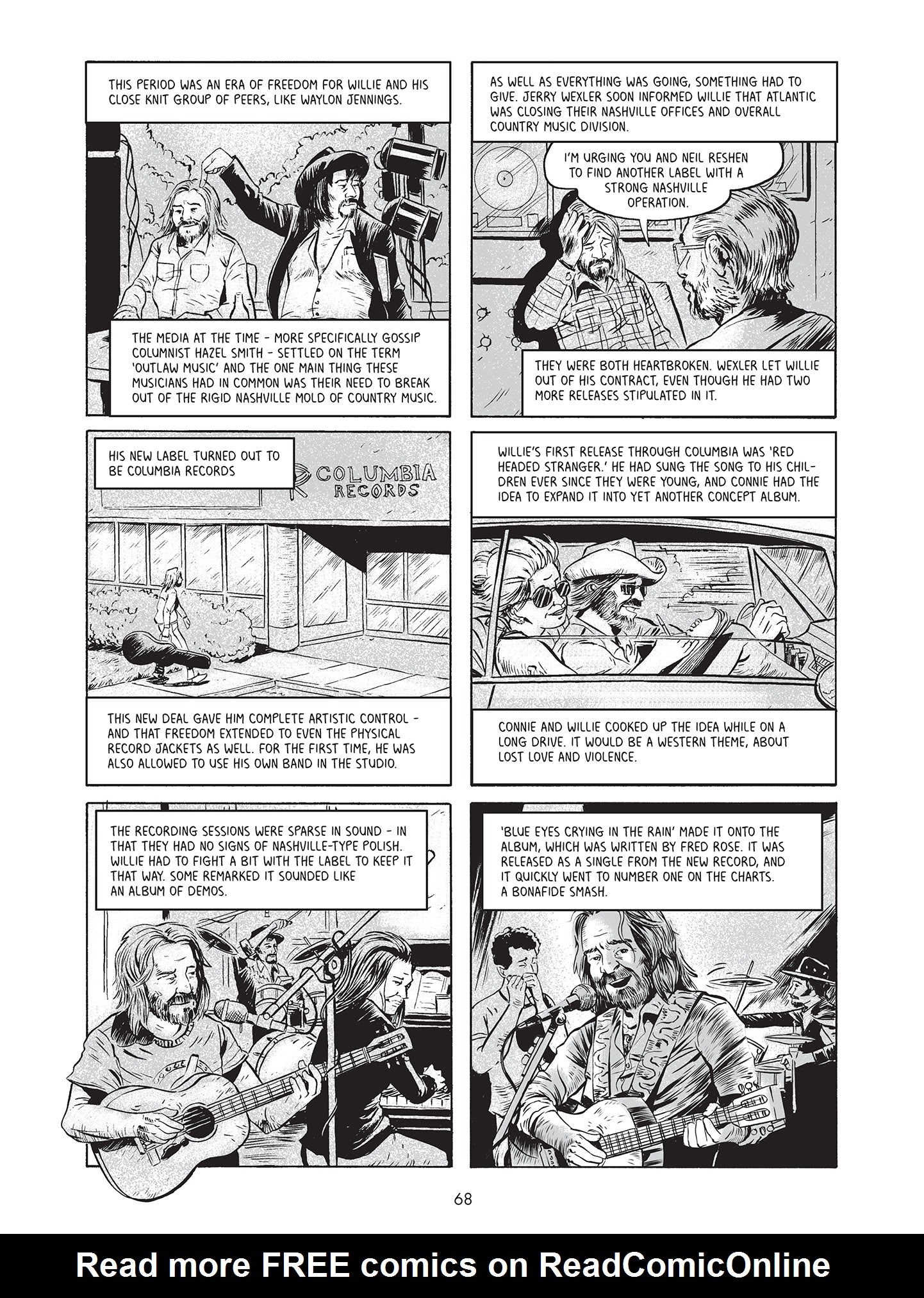 Read online Willie Nelson: A Graphic History comic -  Issue # TPB - 64