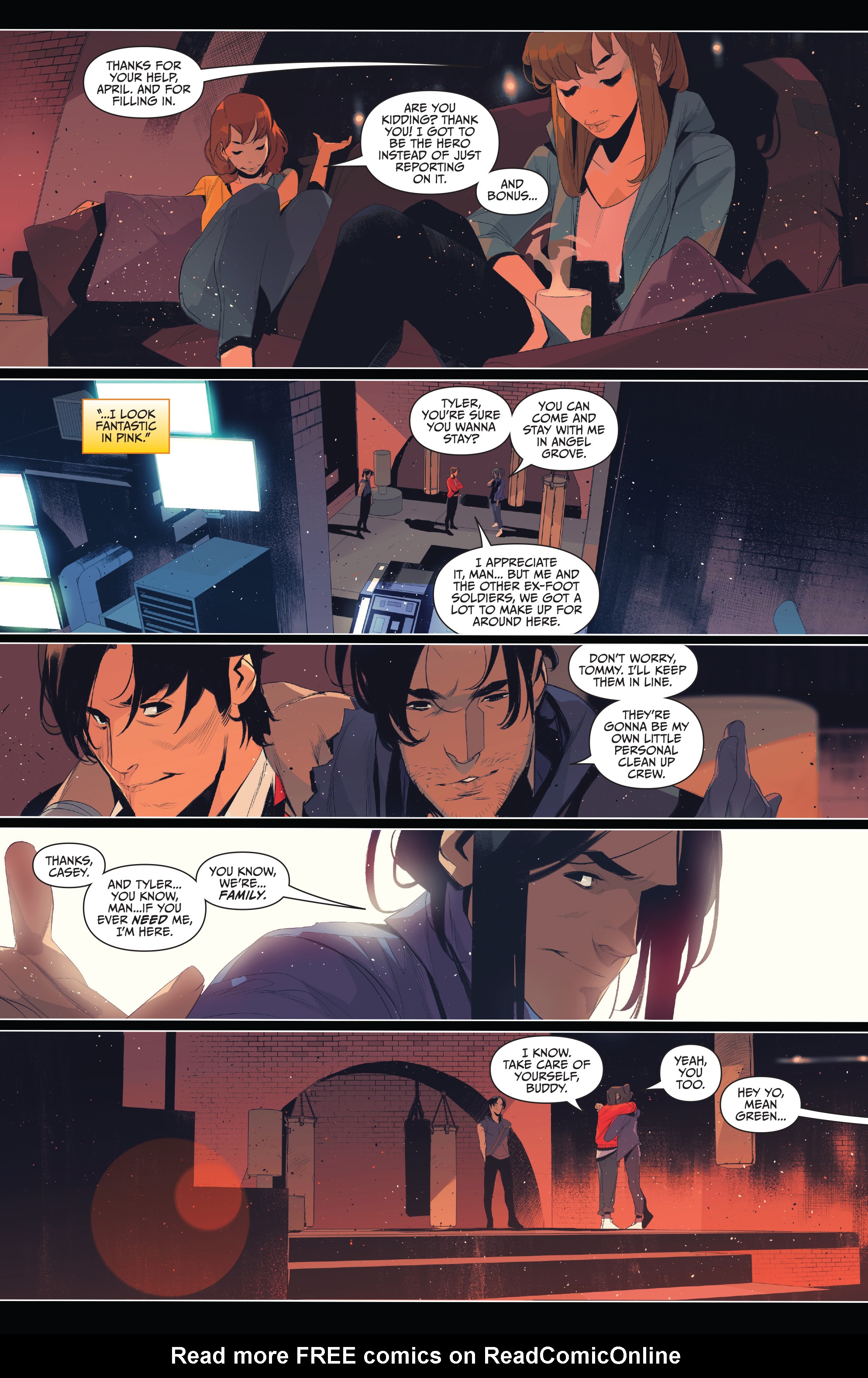 Read online Mighty Morphin Power Rangers: Teenage Mutant Ninja Turtles comic -  Issue #5 - 21