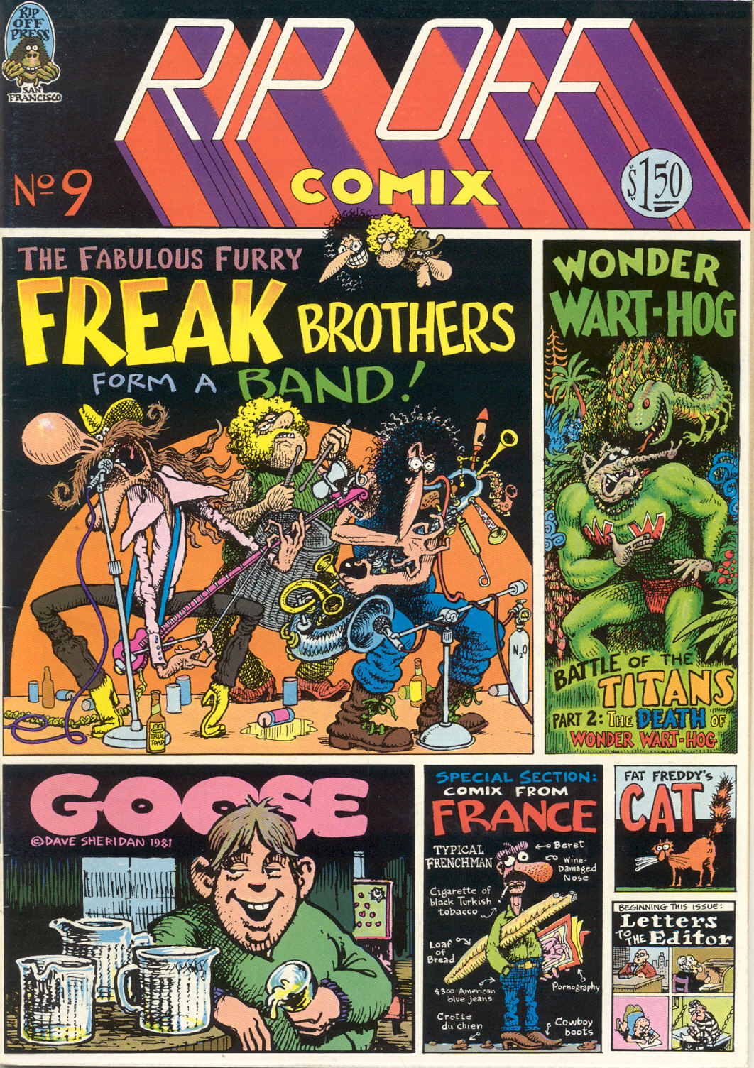 Read online Rip Off Comix comic -  Issue #9 - 1