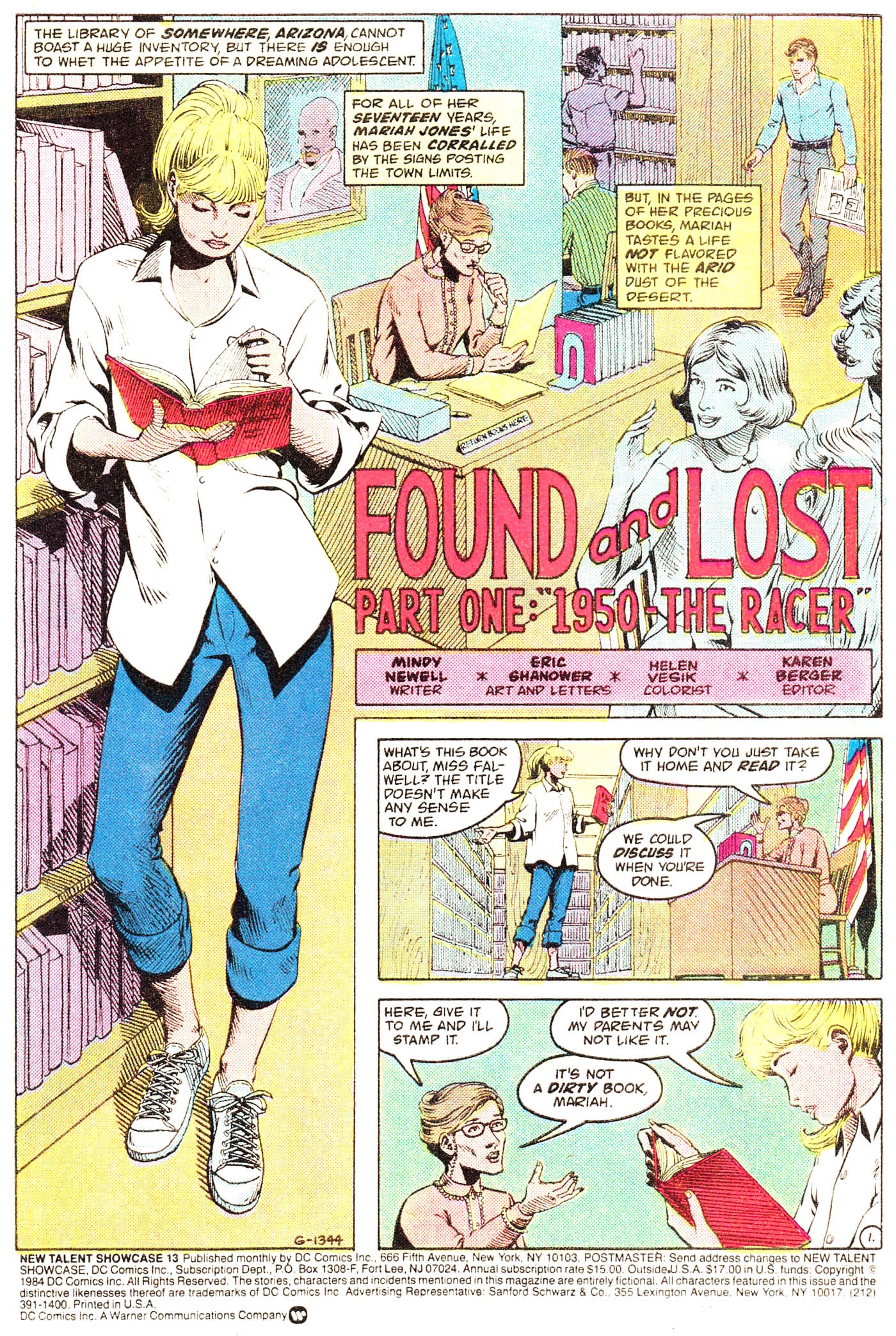 Read online The New Talent Showcase comic -  Issue #13 - 3