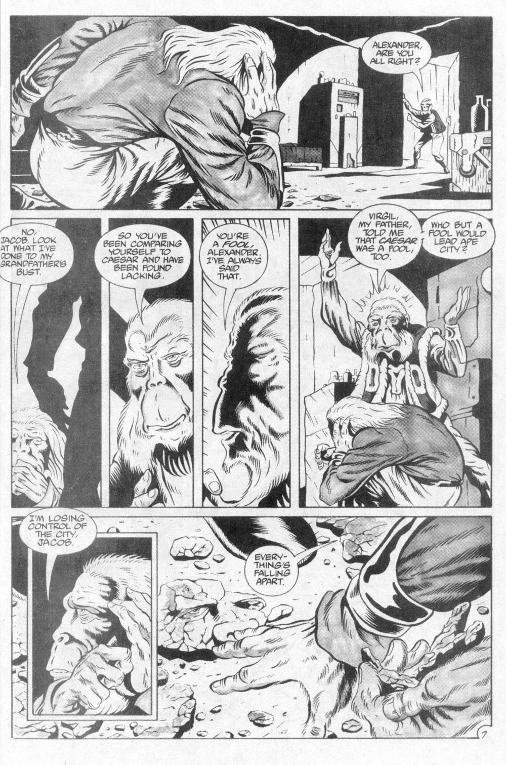 Read online Planet of the Apes (1990) comic -  Issue #1 - 11
