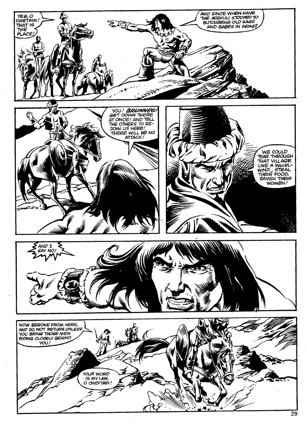 Read online The Savage Sword Of Conan comic -  Issue #85 - 29