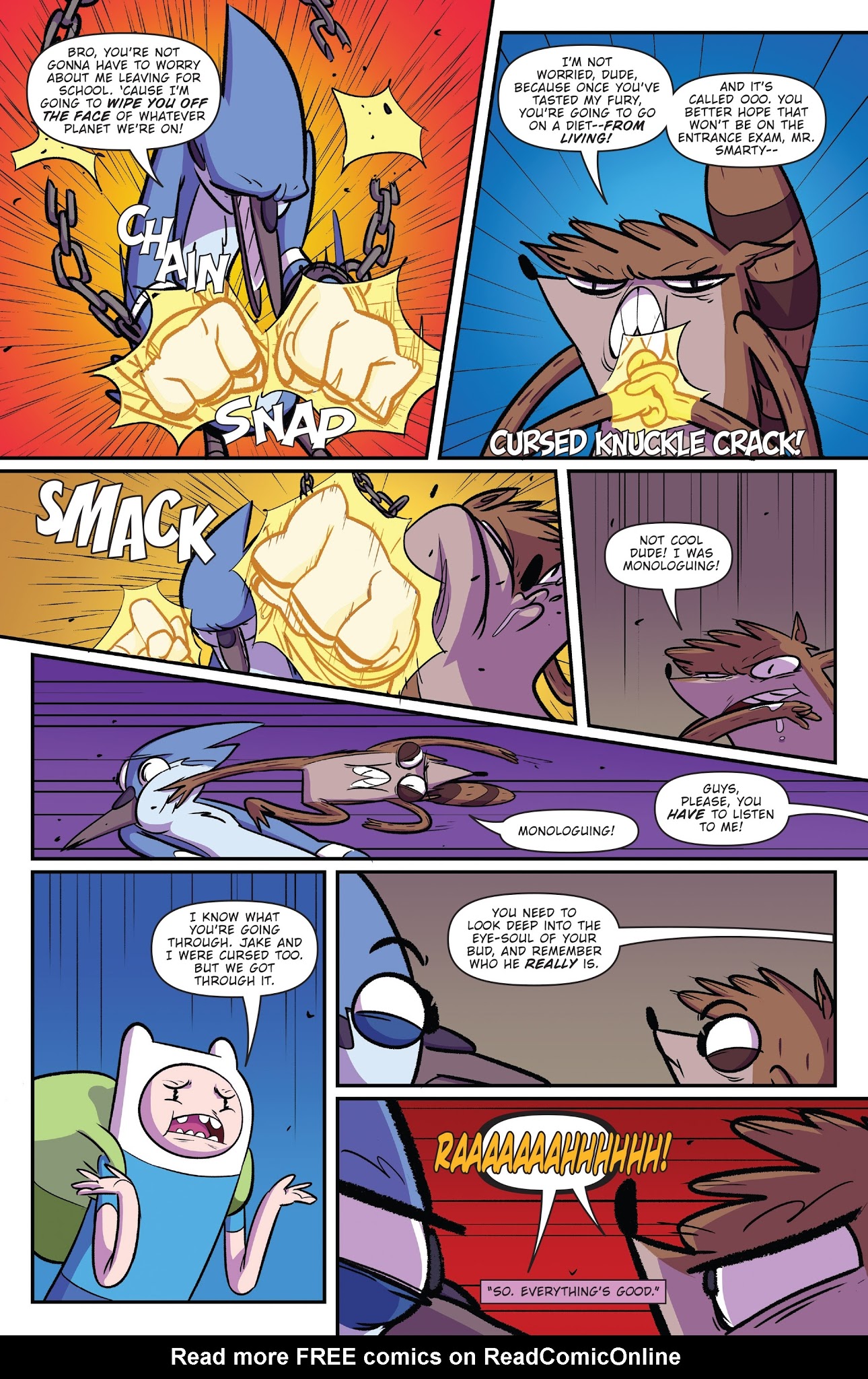 Read online Adventure Time/Regular Show comic -  Issue #6 - 6