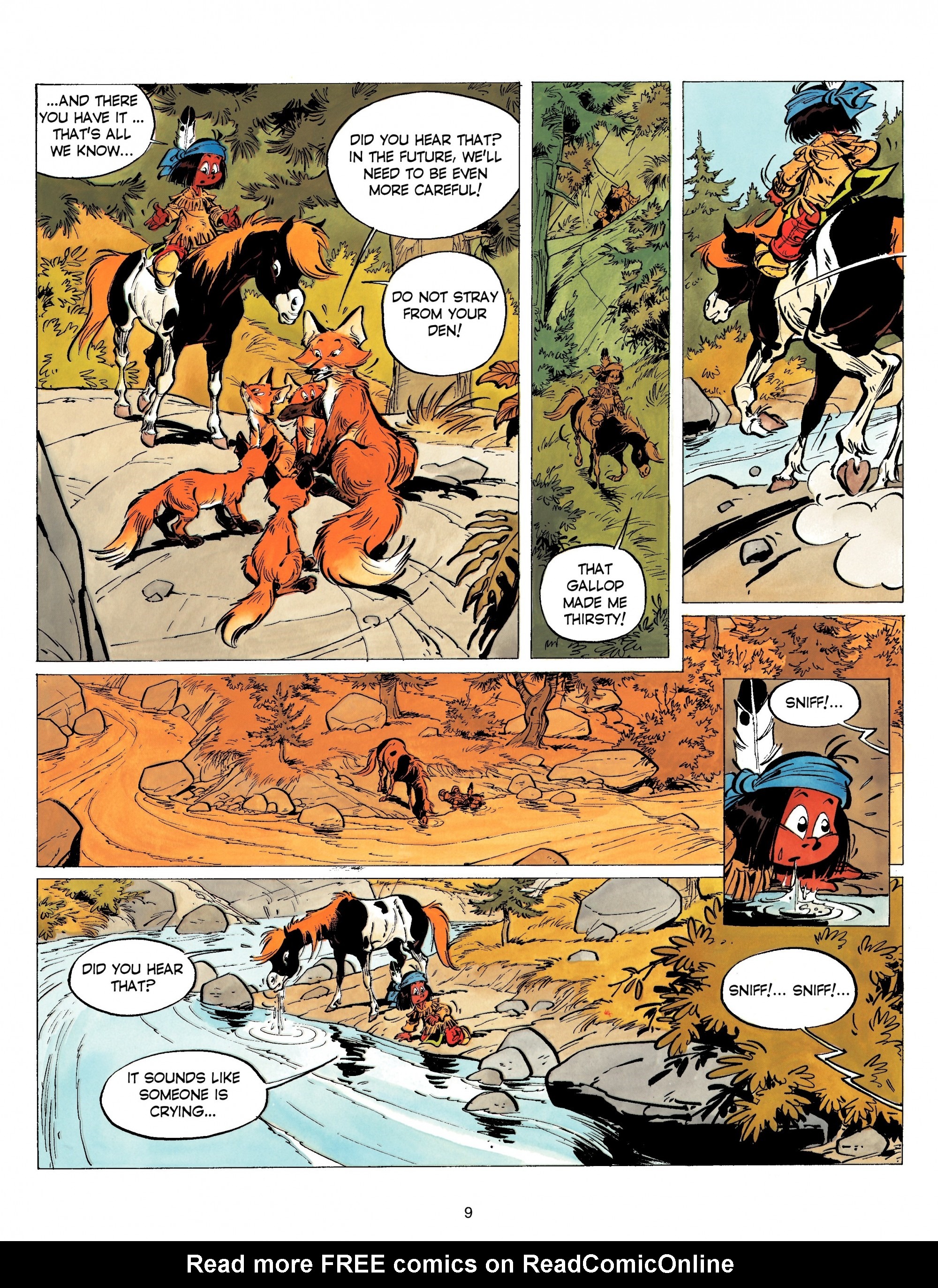 Read online Yakari comic -  Issue #4 - 9