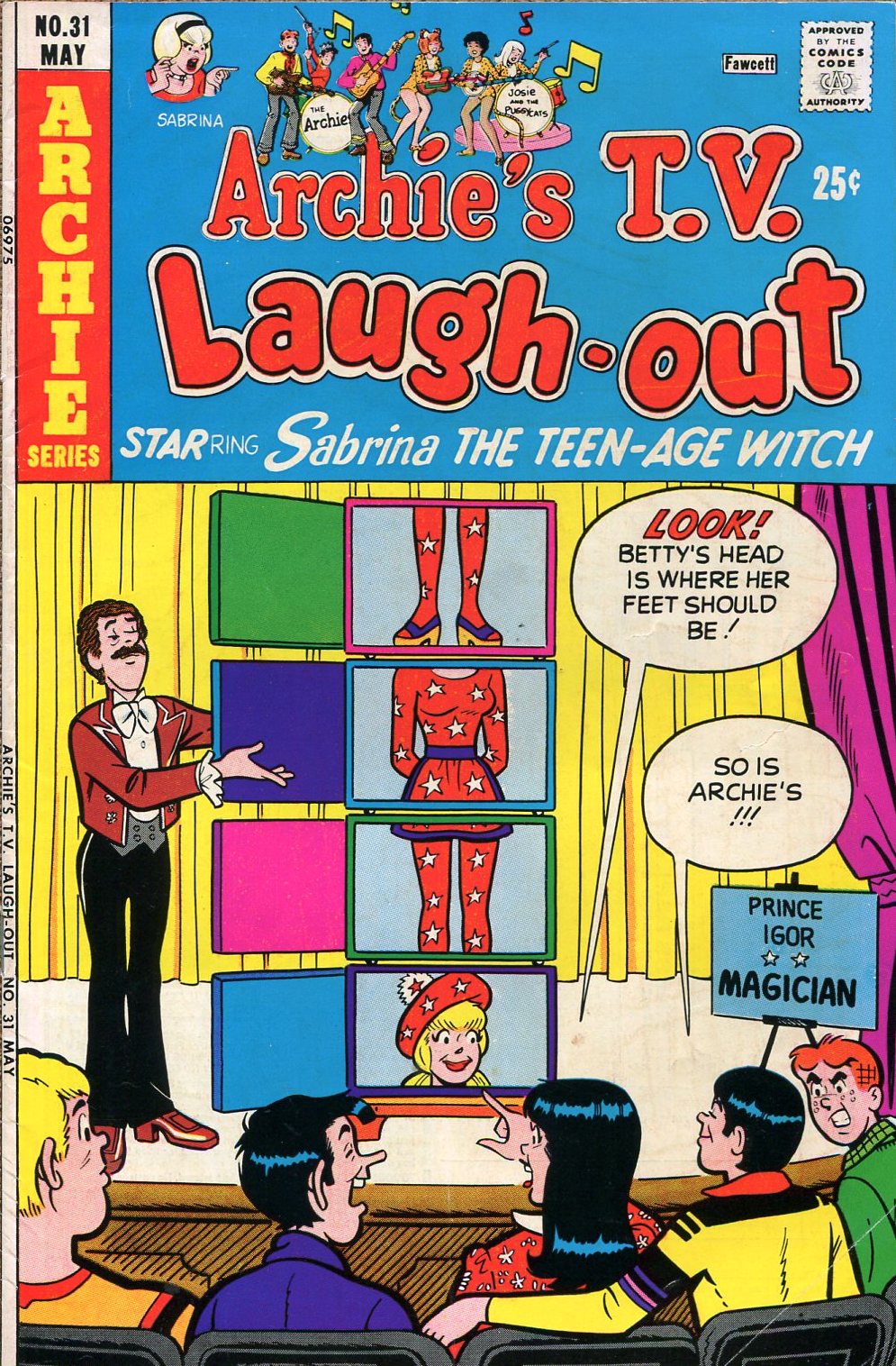 Read online Archie's TV Laugh-Out comic -  Issue #31 - 1