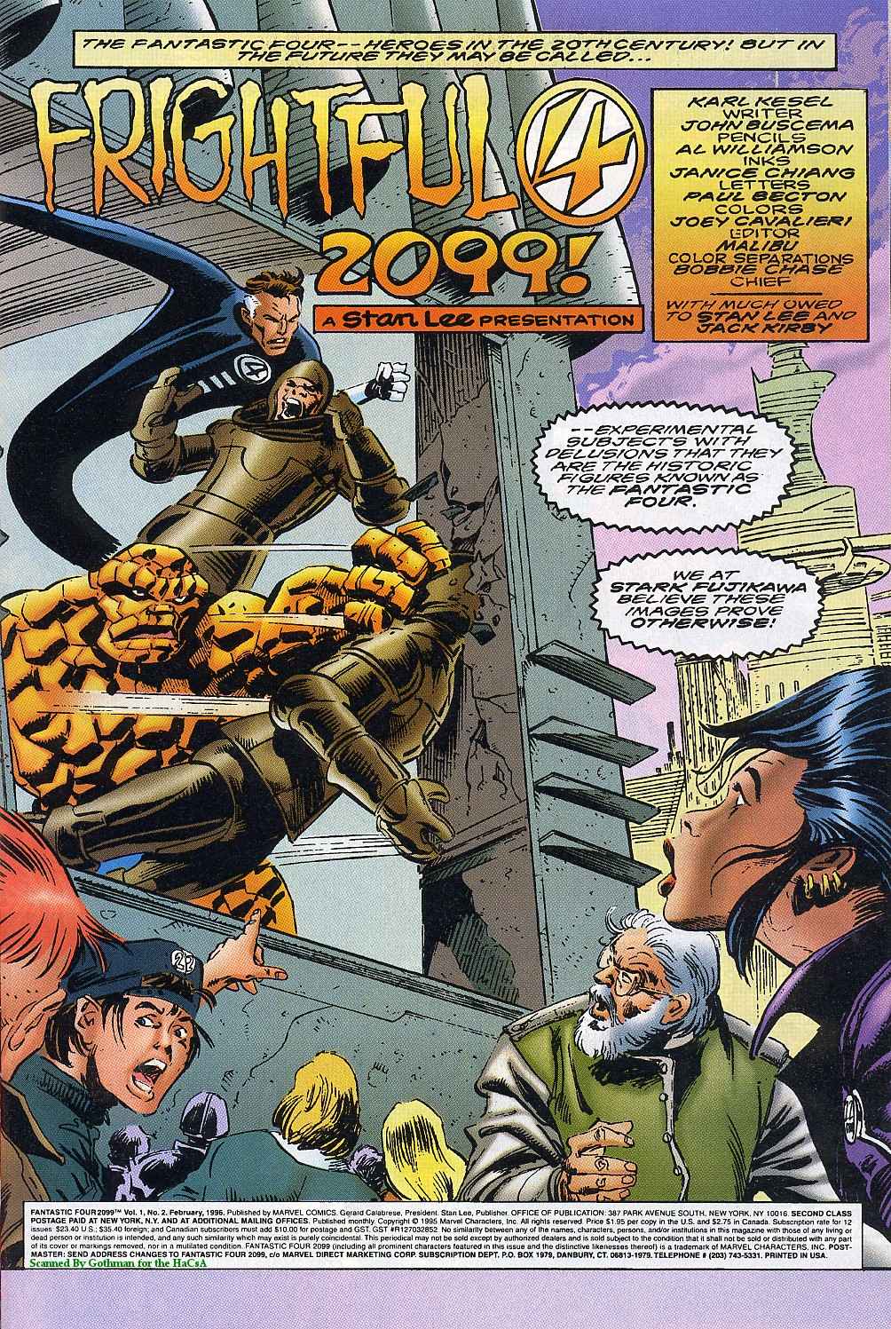 Read online Fantastic Four 2099 comic -  Issue #2 - 2