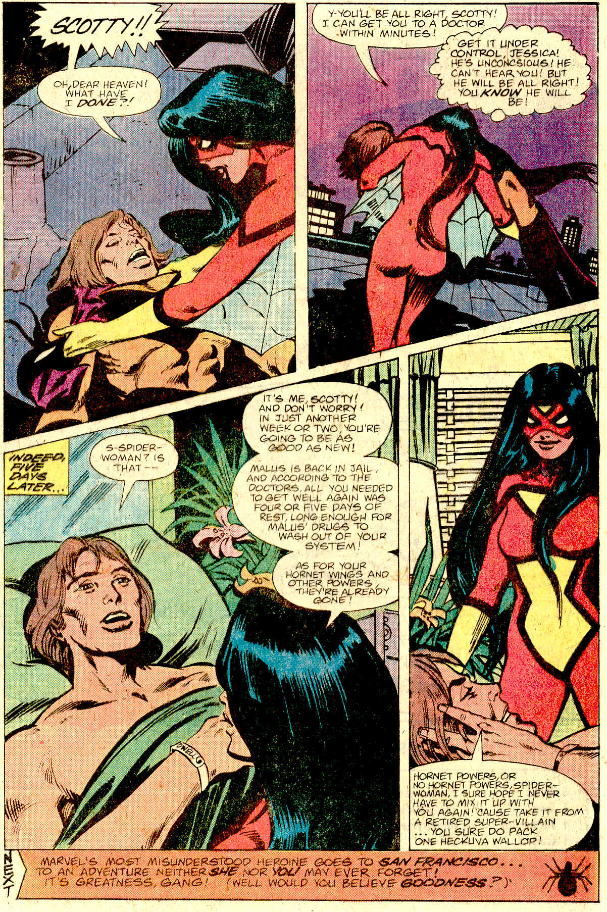 Read online Spider-Woman (1978) comic -  Issue #32 - 23