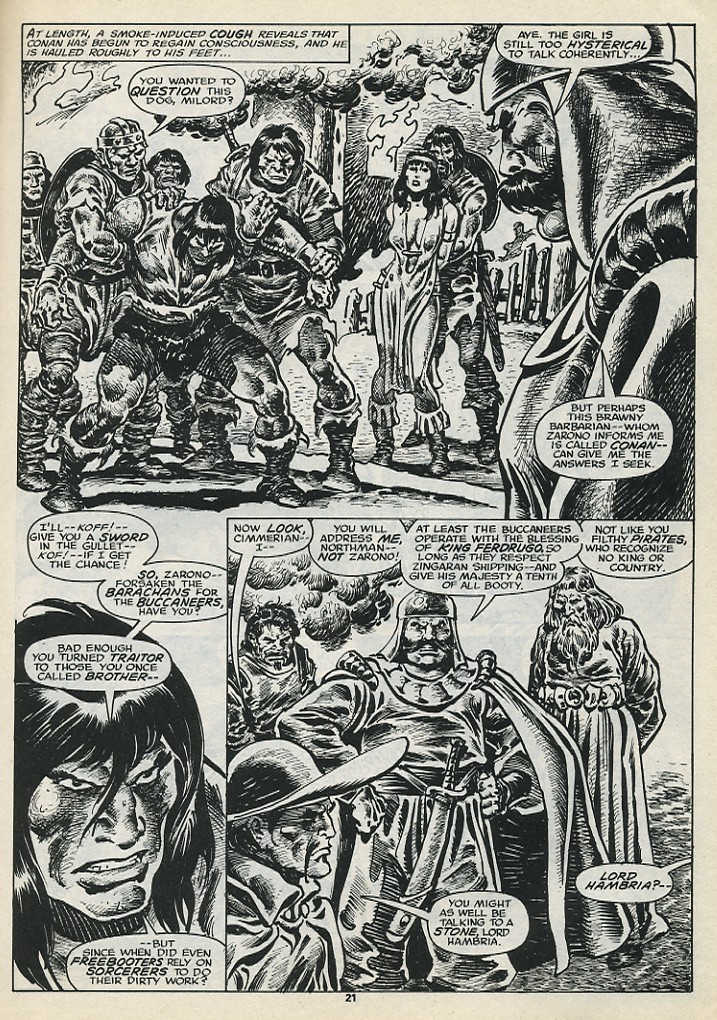 Read online The Savage Sword Of Conan comic -  Issue #199 - 23