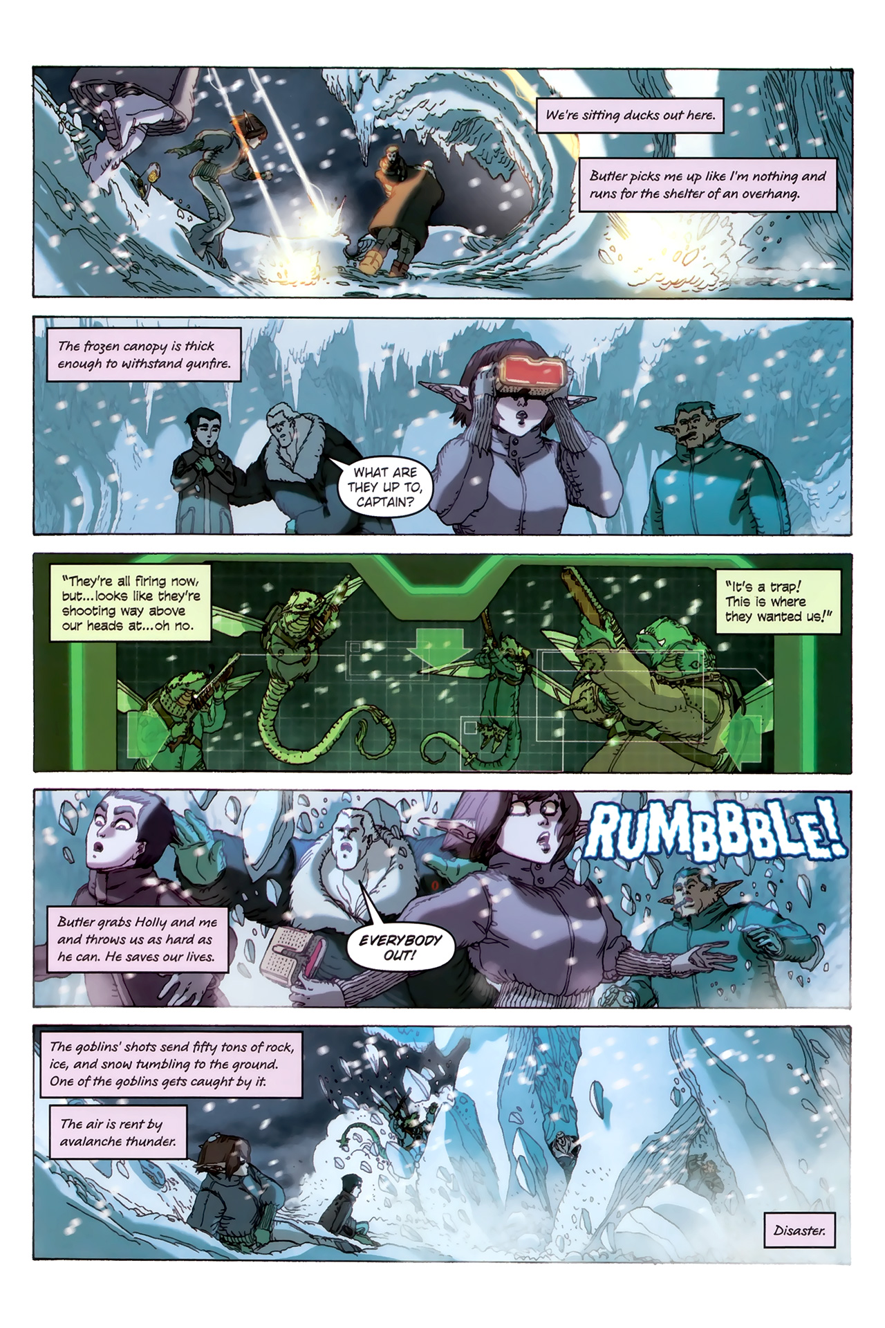 Read online Artemis Fowl: The Arctic Incident comic -  Issue # TPB - 62